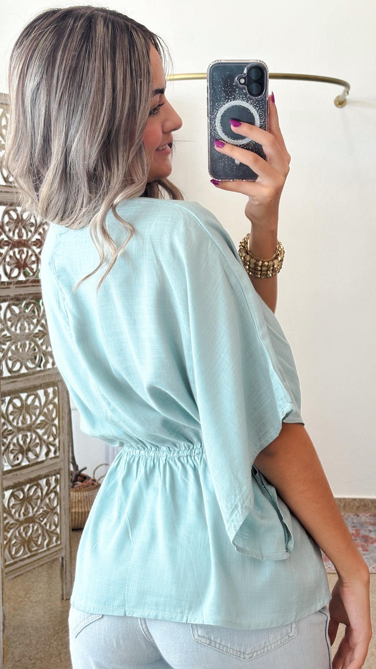 Maracaibo Top-Sky Blue