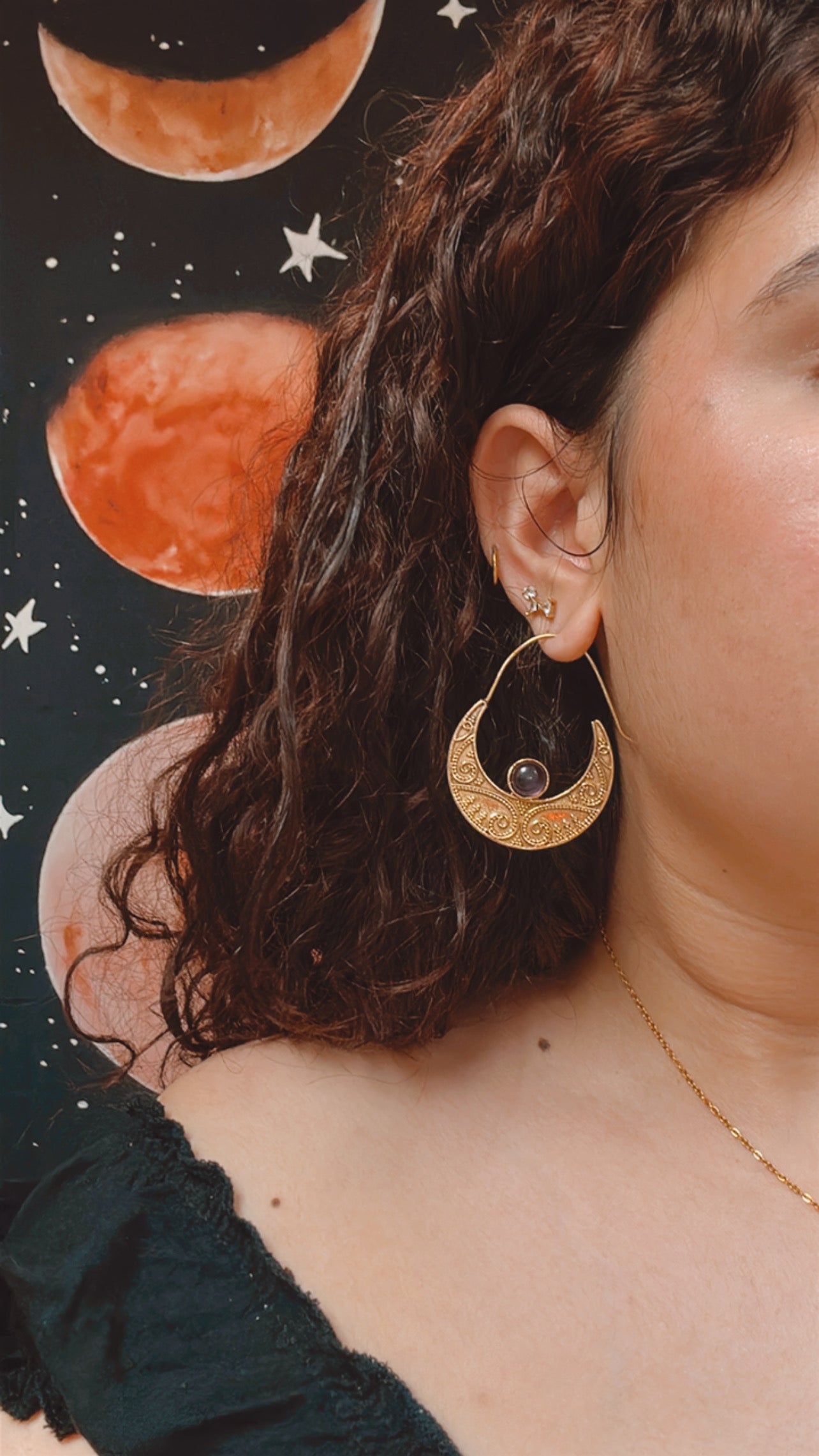Brass Earrings