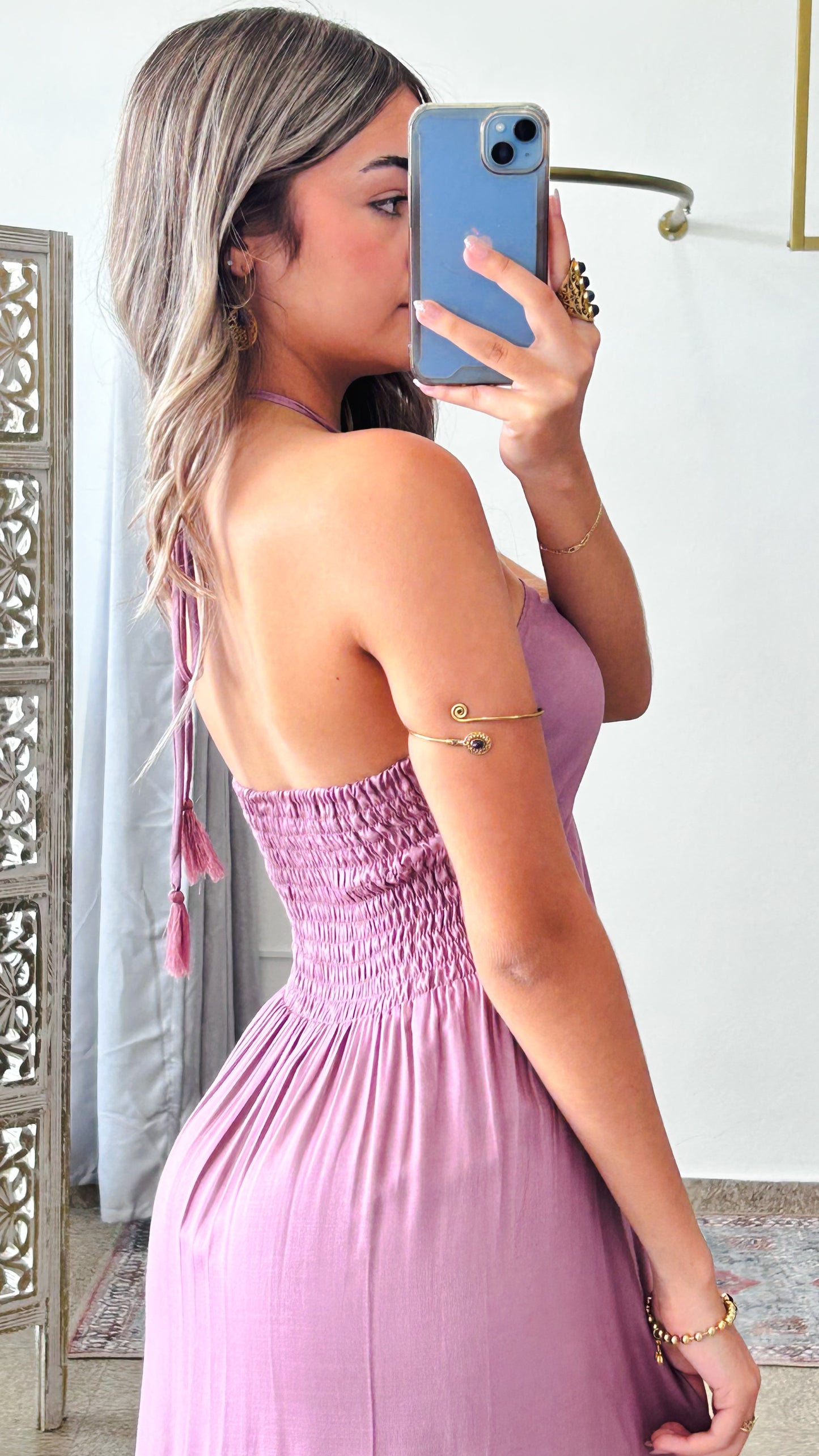 Valeska Dress-Muted Lavander