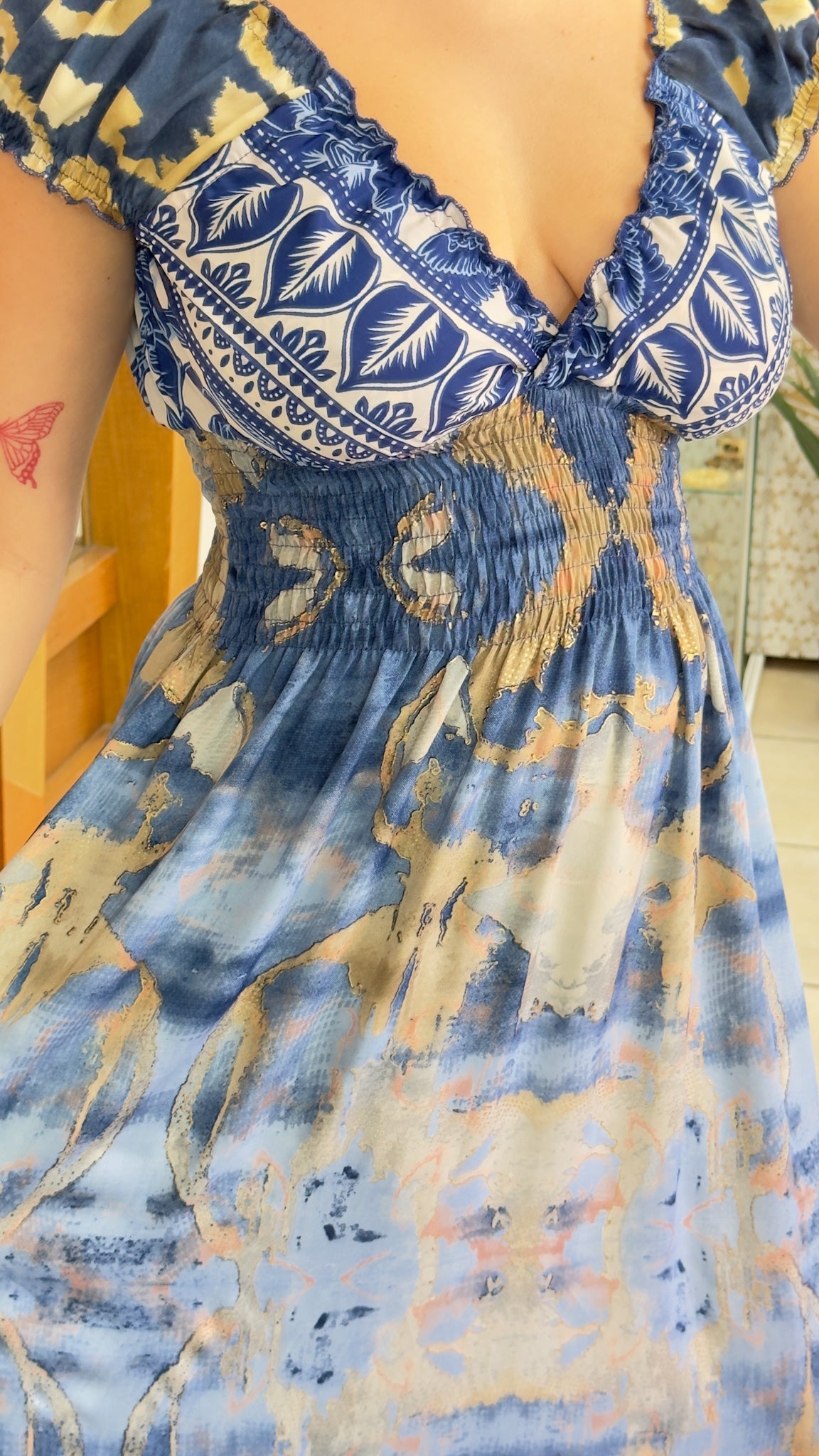 Peasant Patchwork Dress