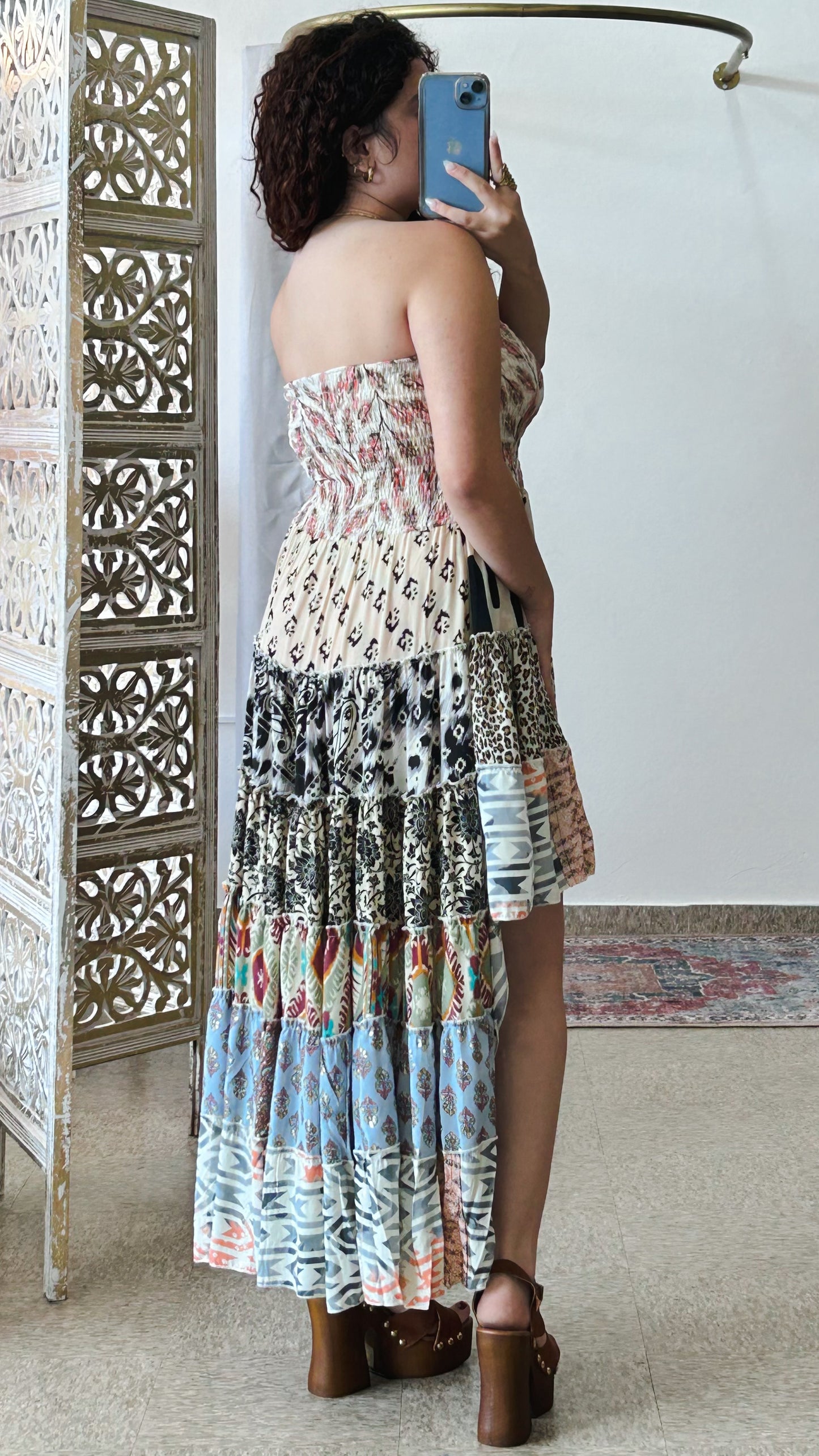 Akila Patchwork Dress