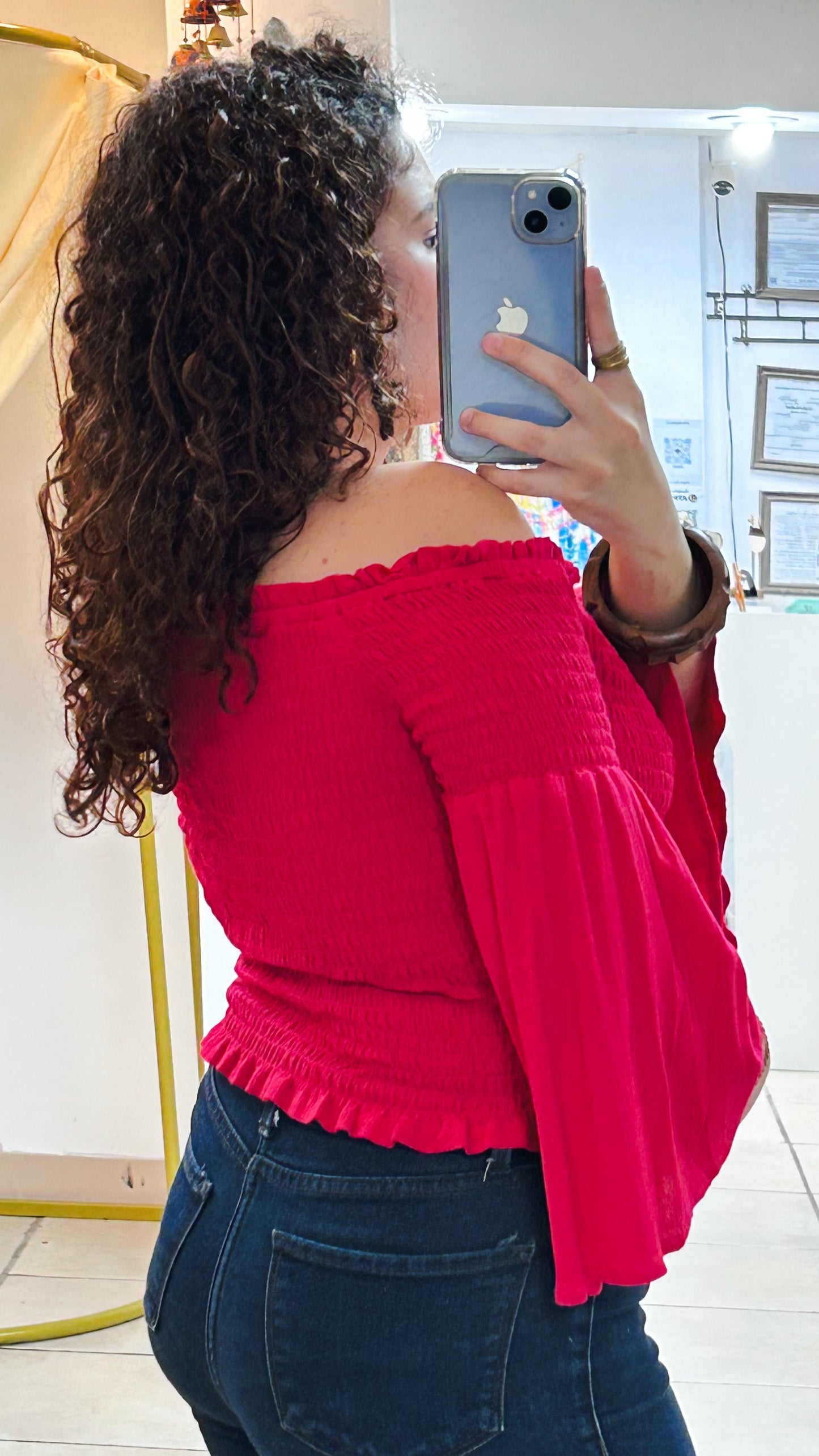 Damage Lesedi Top-Fucsia