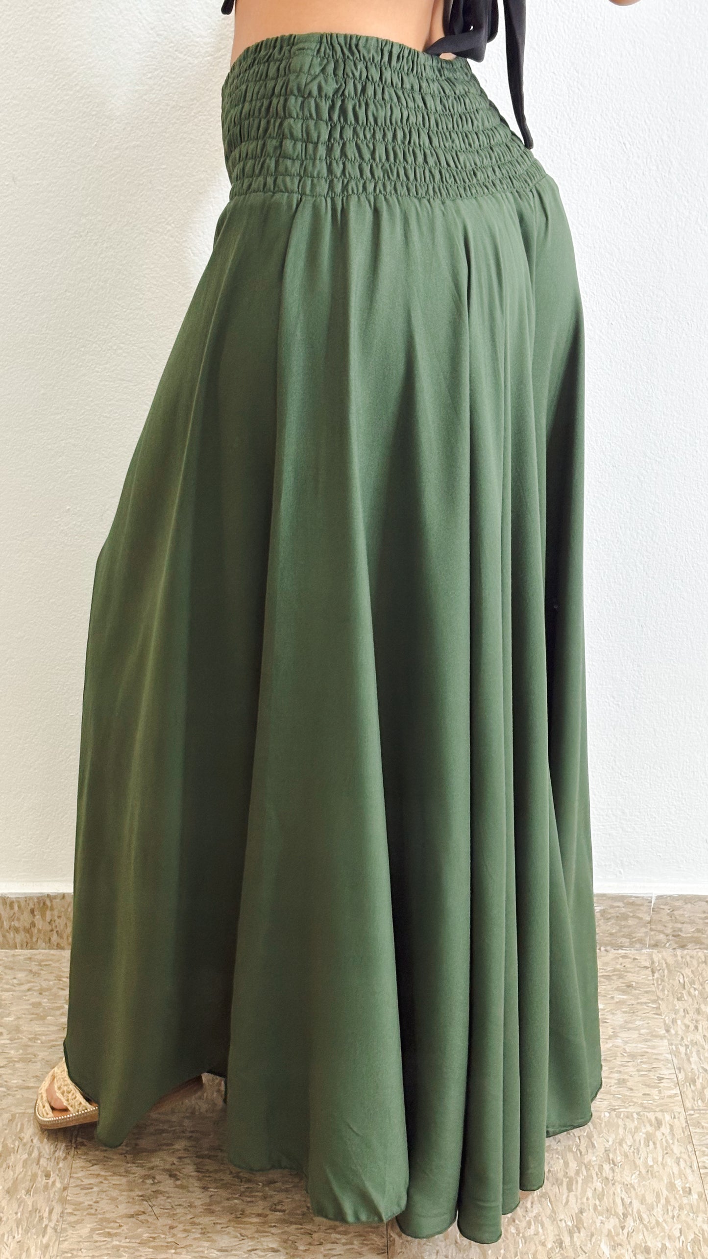 Tamaya Pant Solid -Olive