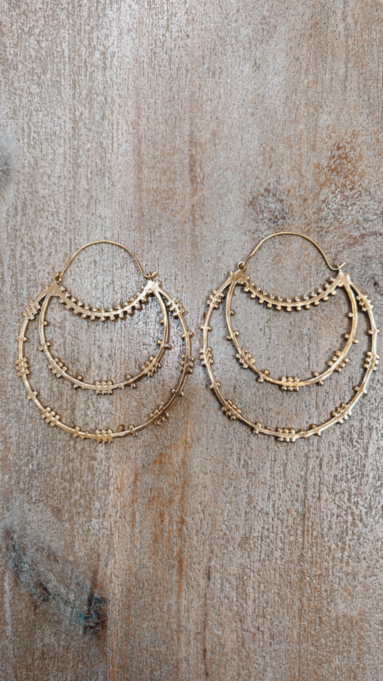 Brass Earrings