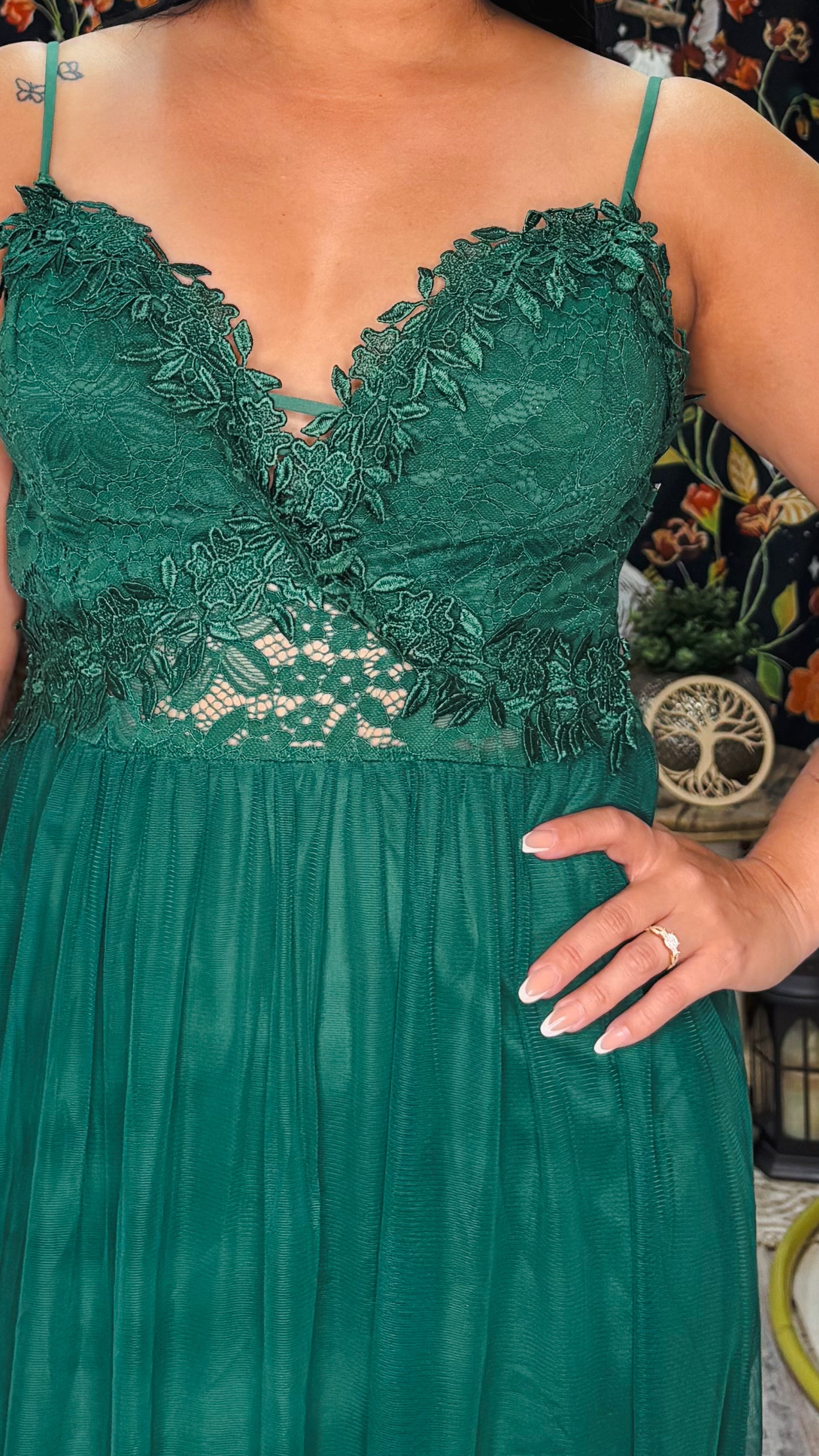 Felissa Maxi Dress- Green