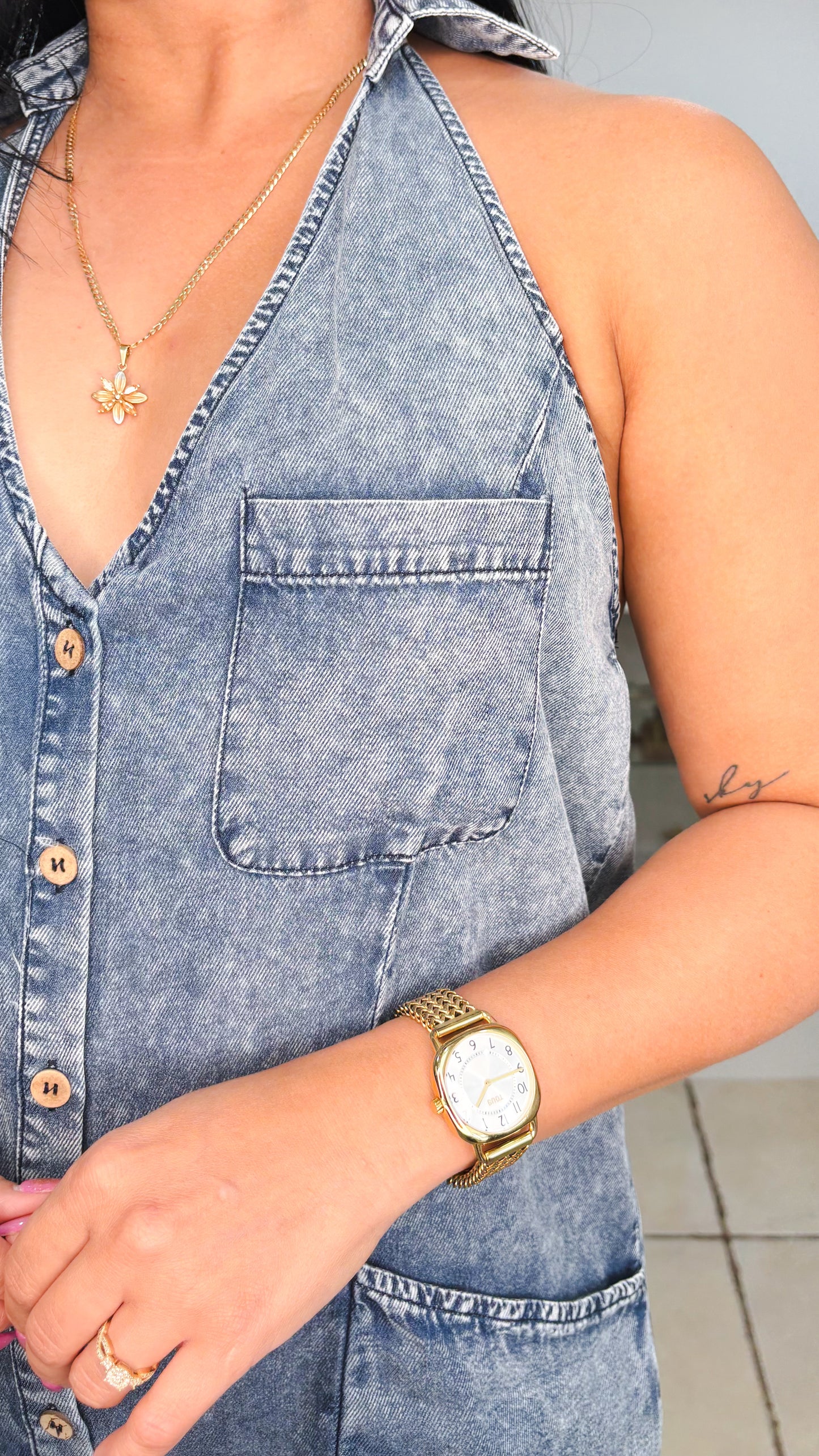 Adytia Jumpsuit-Jean
