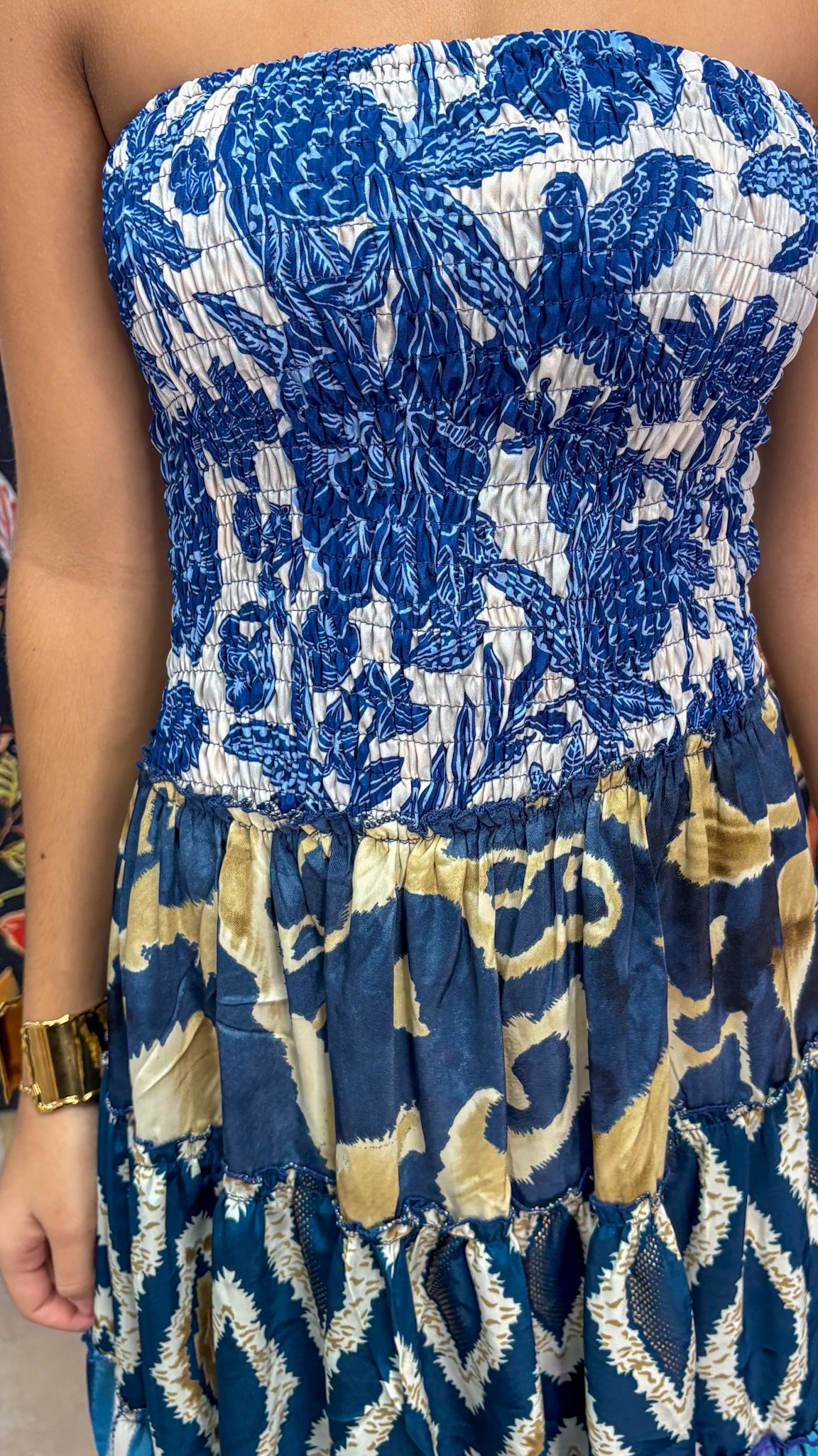 Akila Patchwork Dress