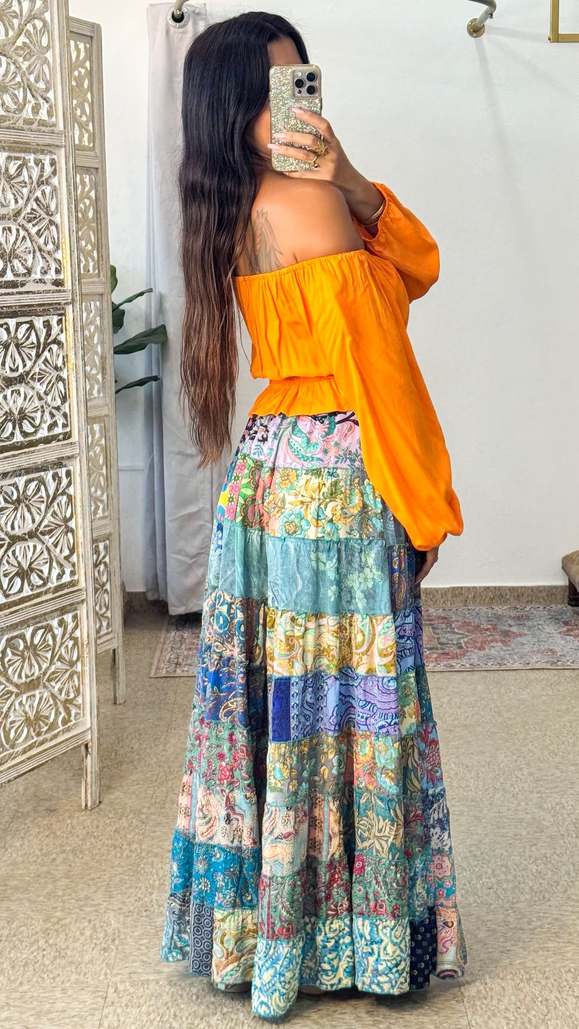 Patchwork Hippie Skirt