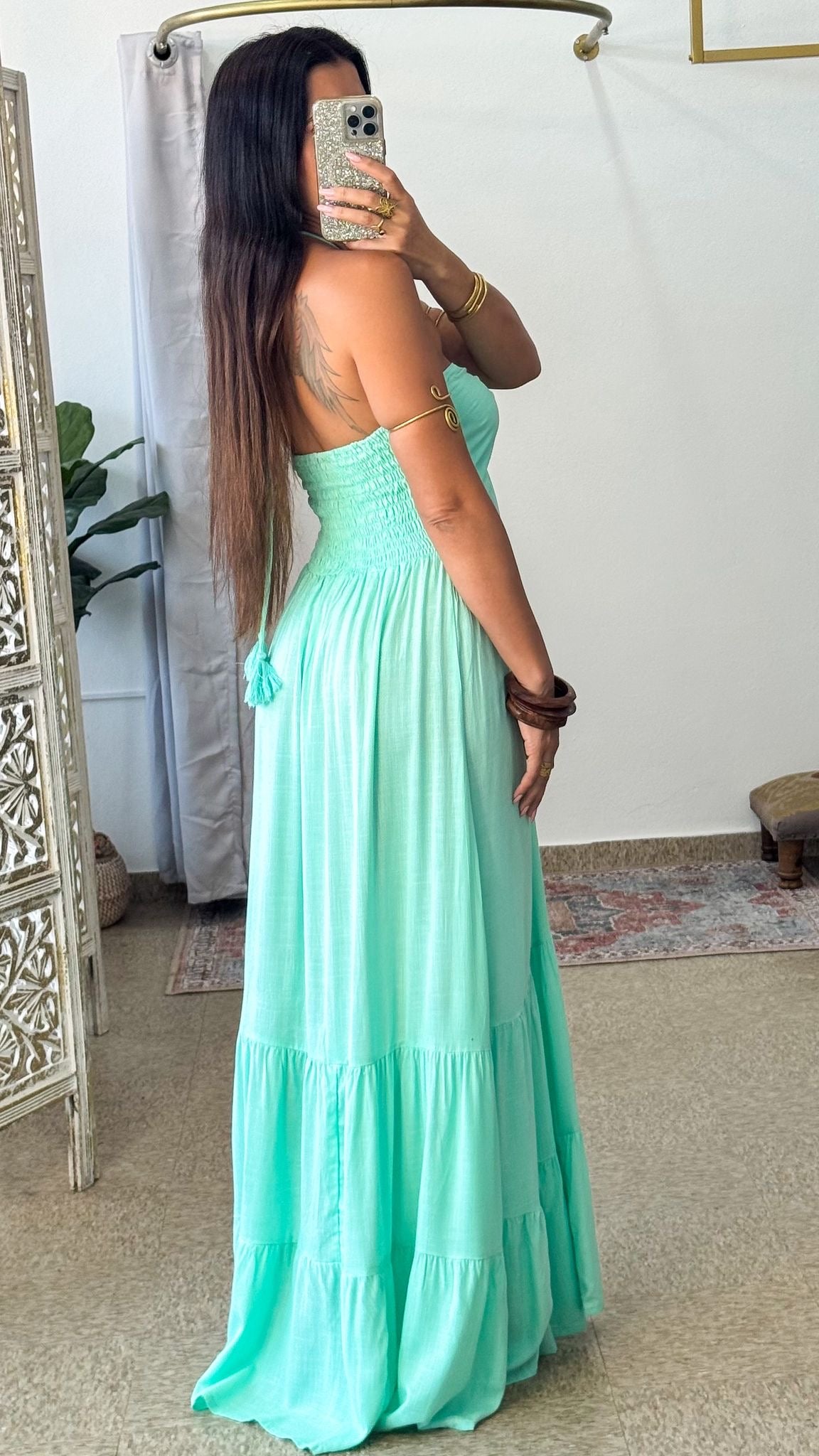 Valeska Dress-Aquamarine