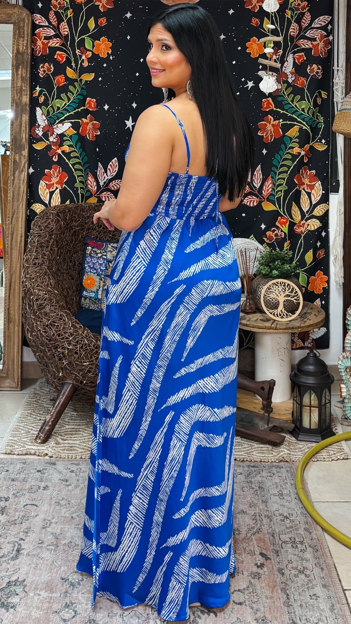 Maelis Maxi Dress-Royal