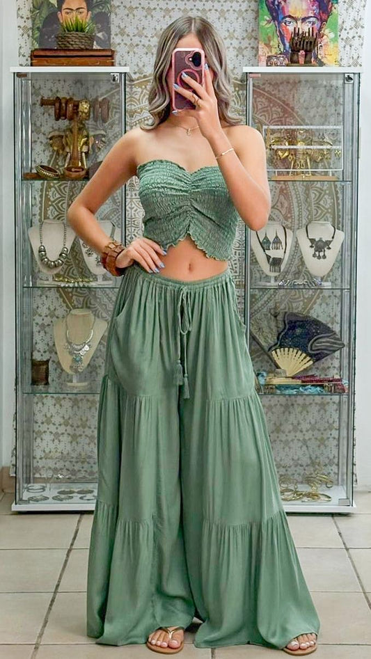 Sasha Pant-Sage Green