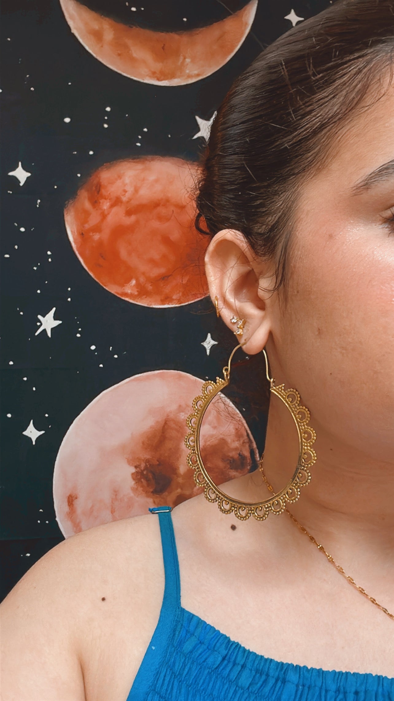 Brass Earrings