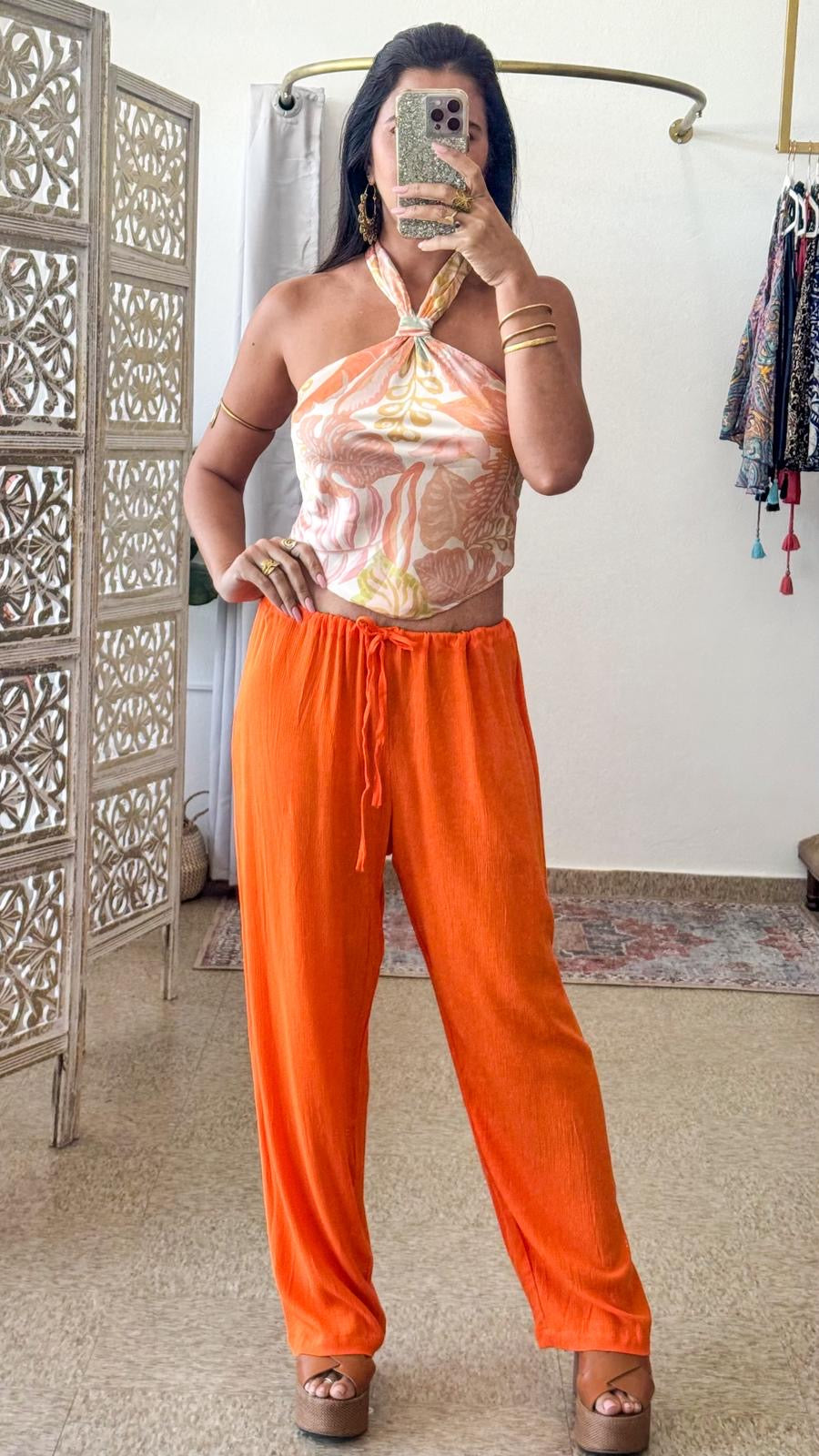 Mora Pant-Orange
