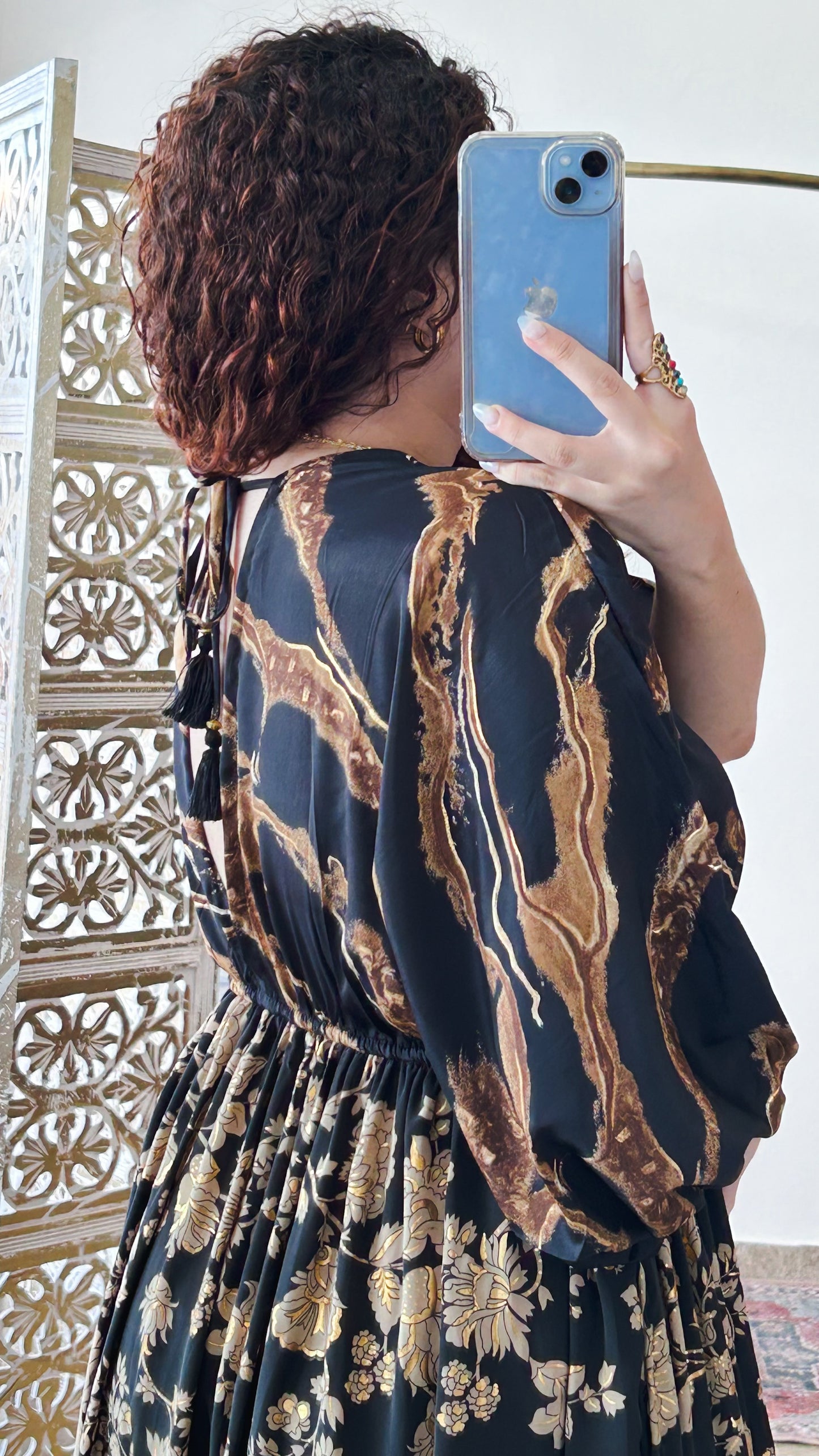 Nelly Patchwork Maxi Dress