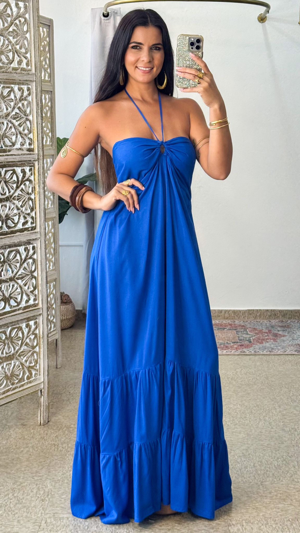 Valeska Dress-Royal