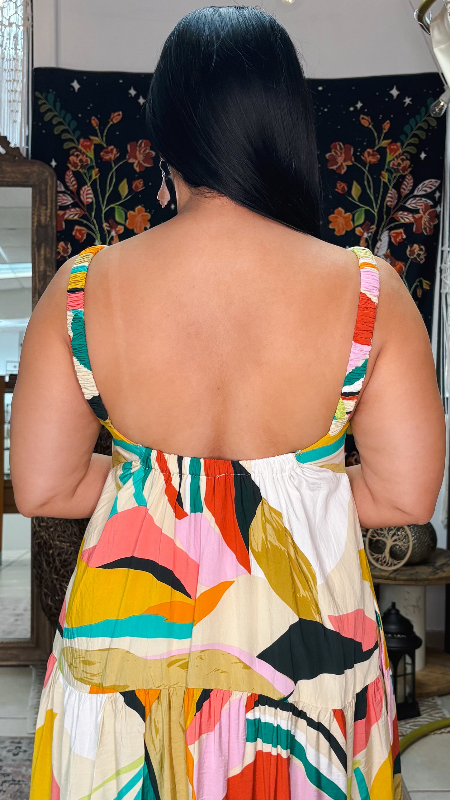 Cassia Maxi Dress-Multicolor
