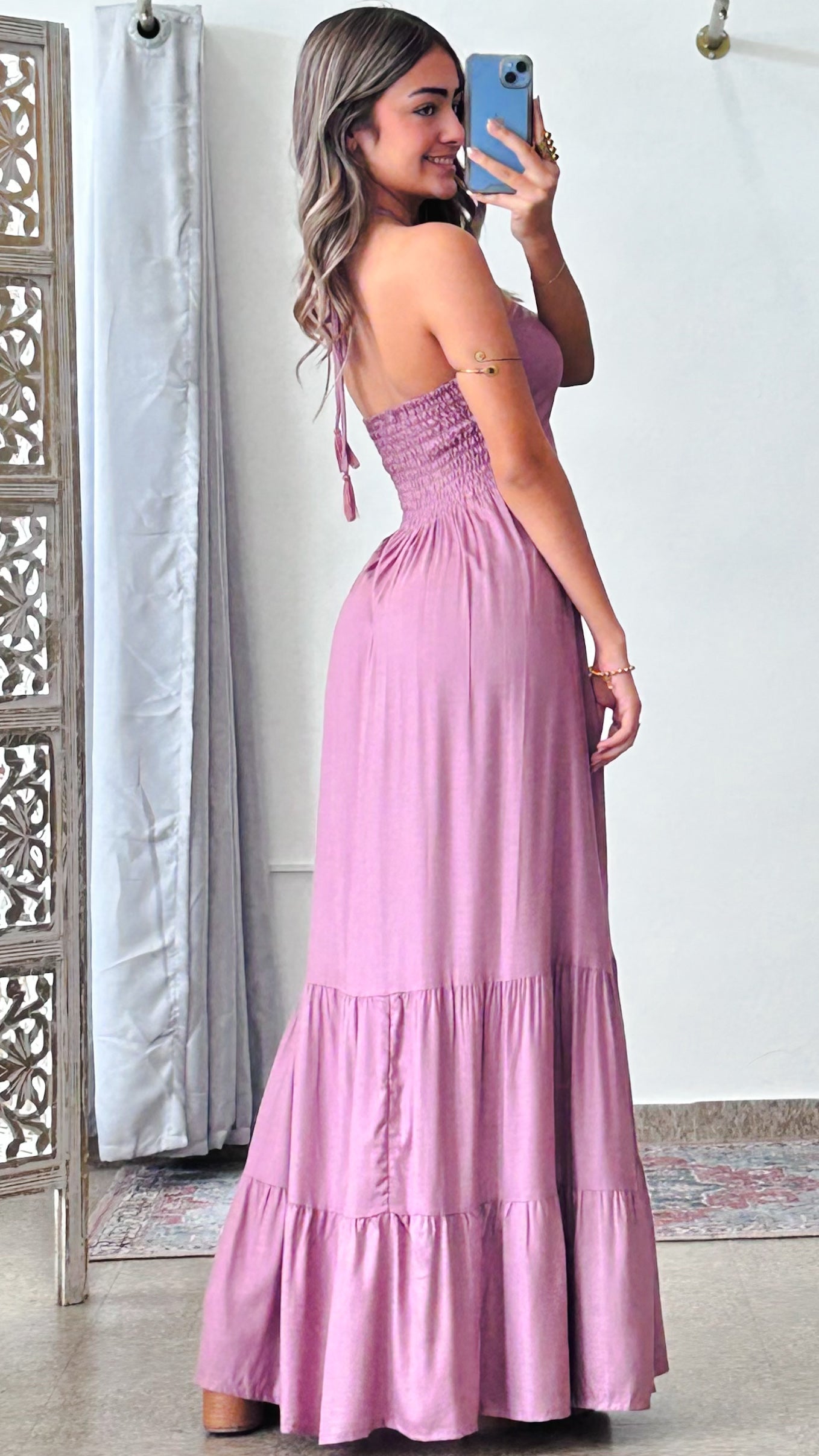 Valeska Dress-Muted Lavander