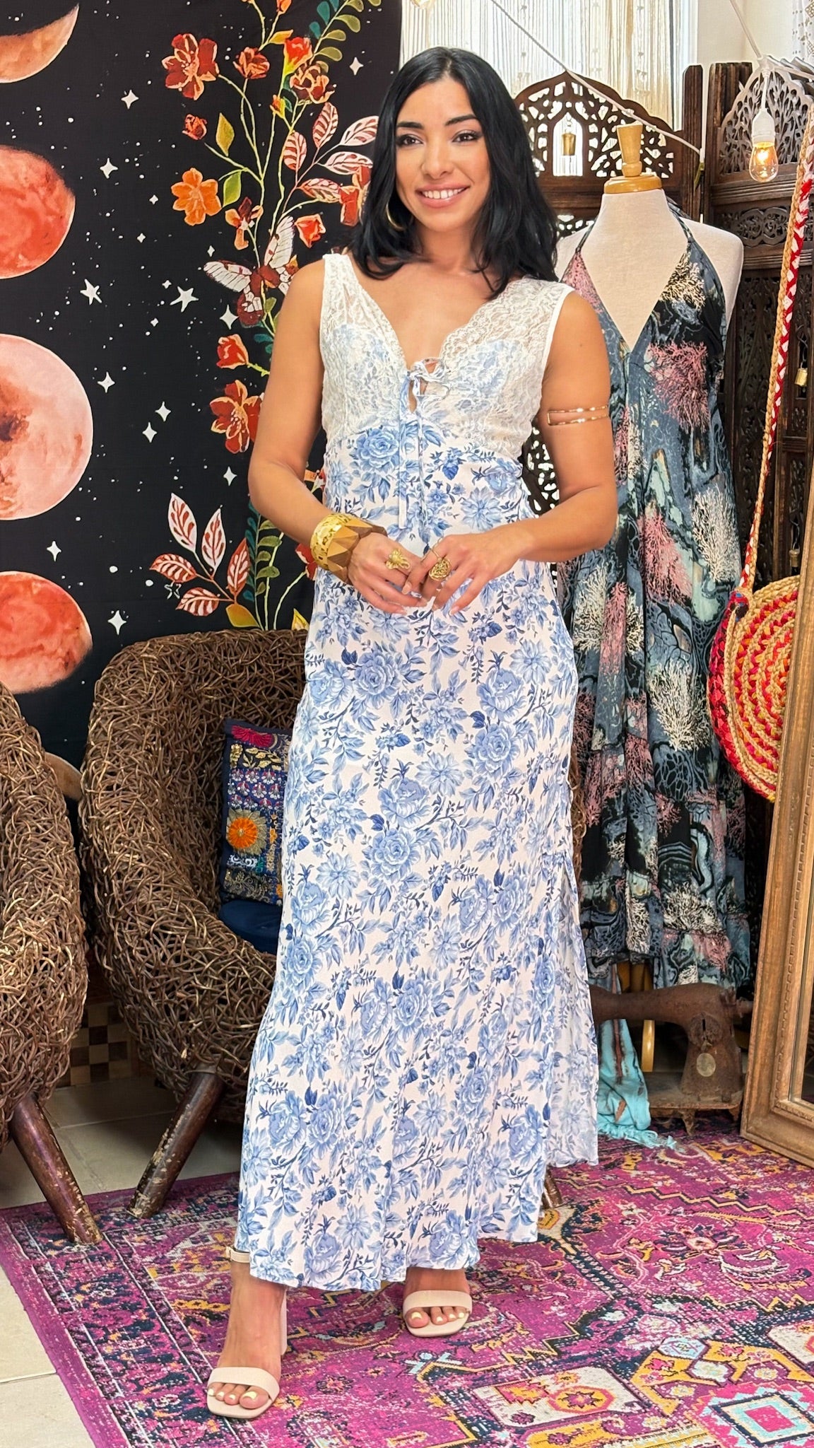 Stella Dress-Blue