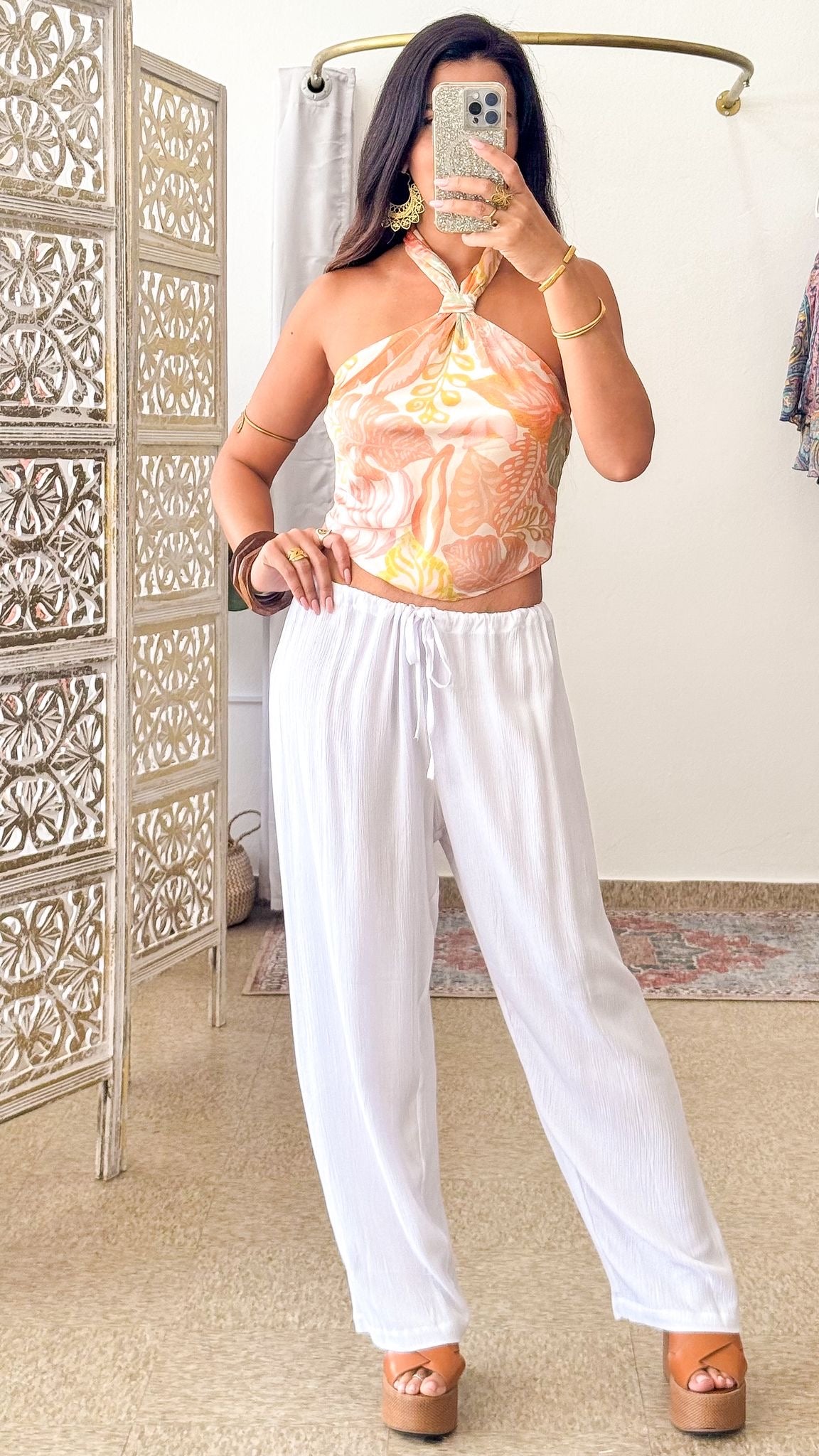 Mora Pant-White