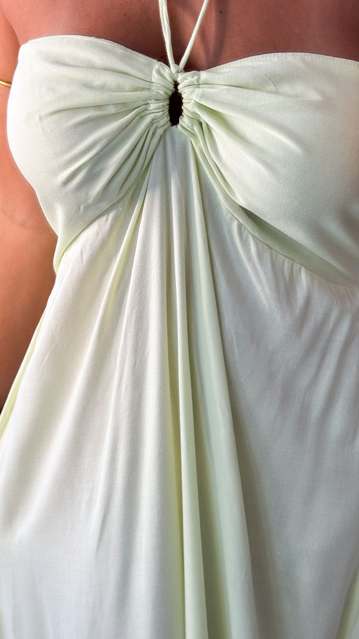 Damage Valeska Dress-Lime
