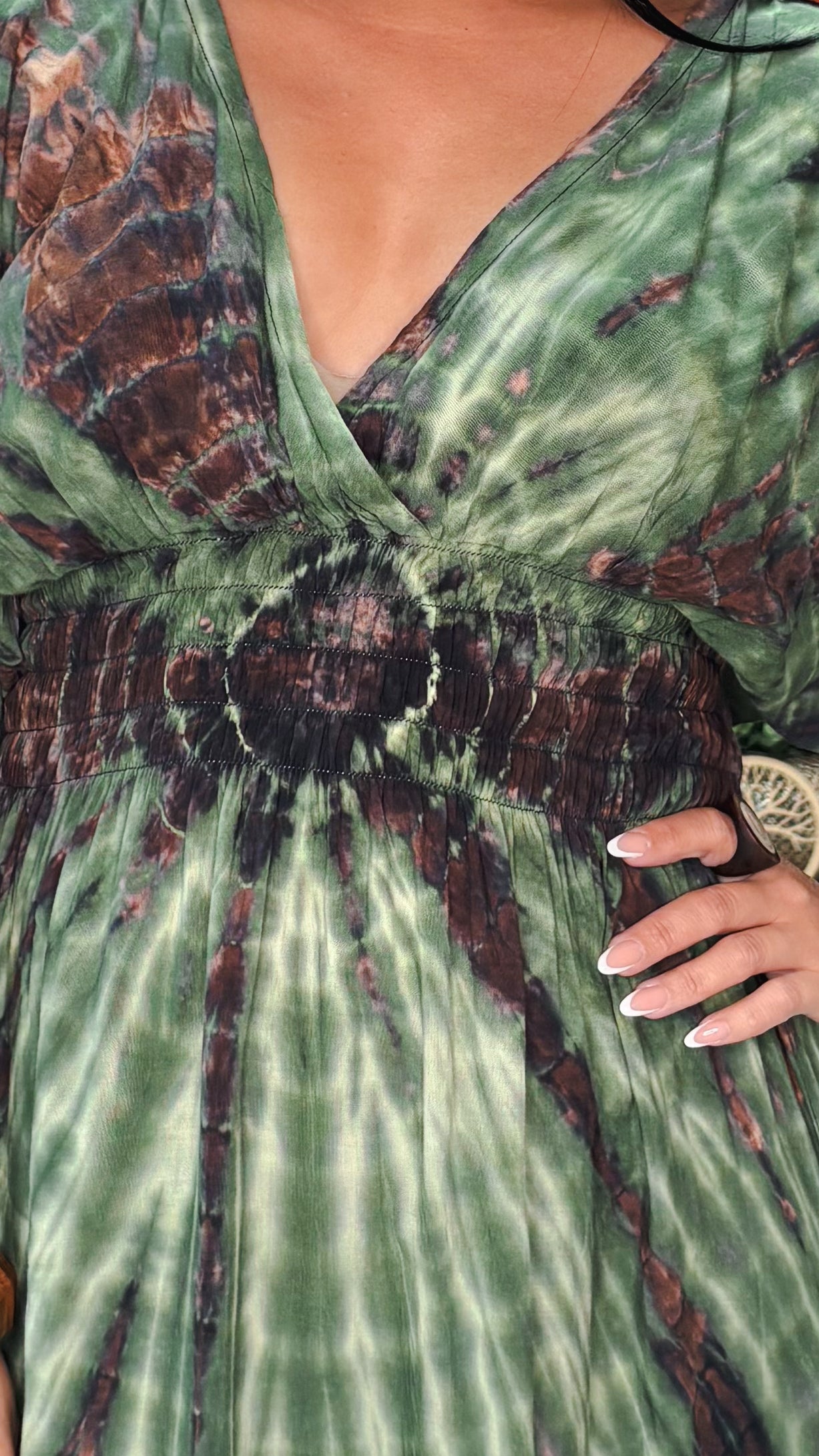 Amari Maxi Dress-Green
