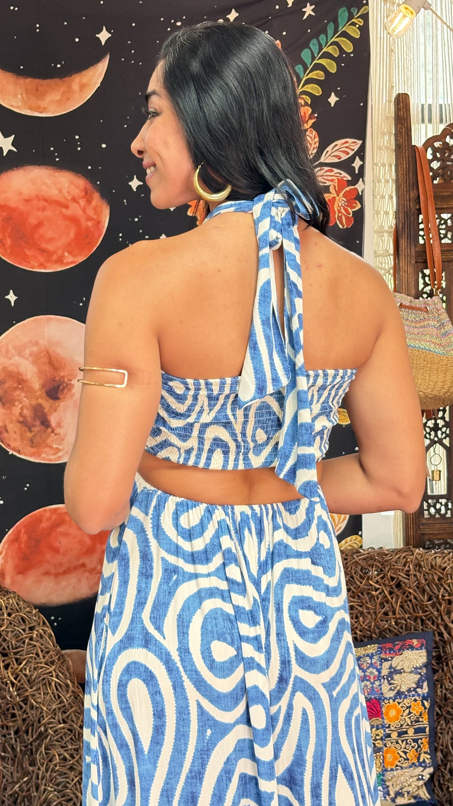 Talay Dress-Blue