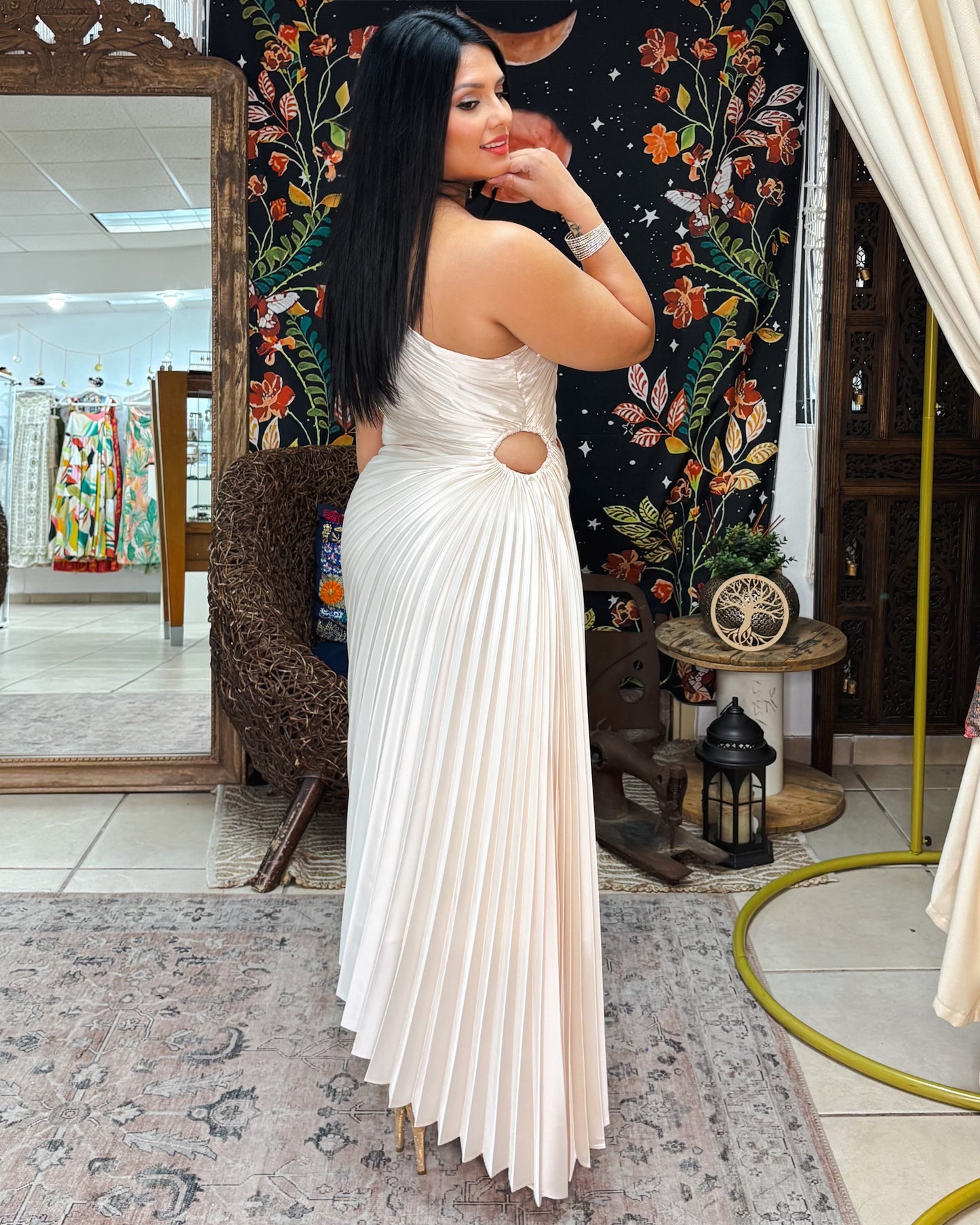 Sirena Dress-Bone White