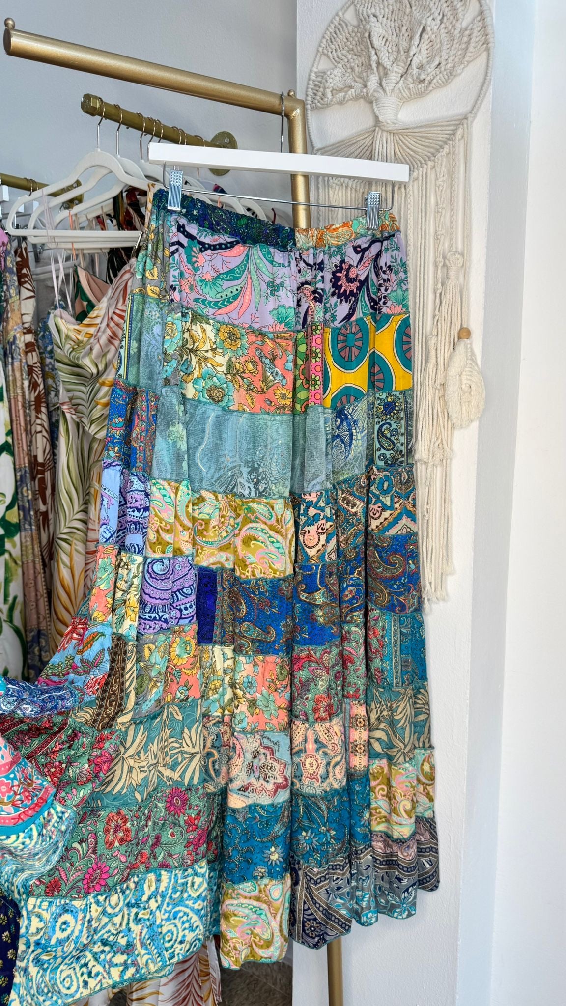 Patchwork Hippie Skirt