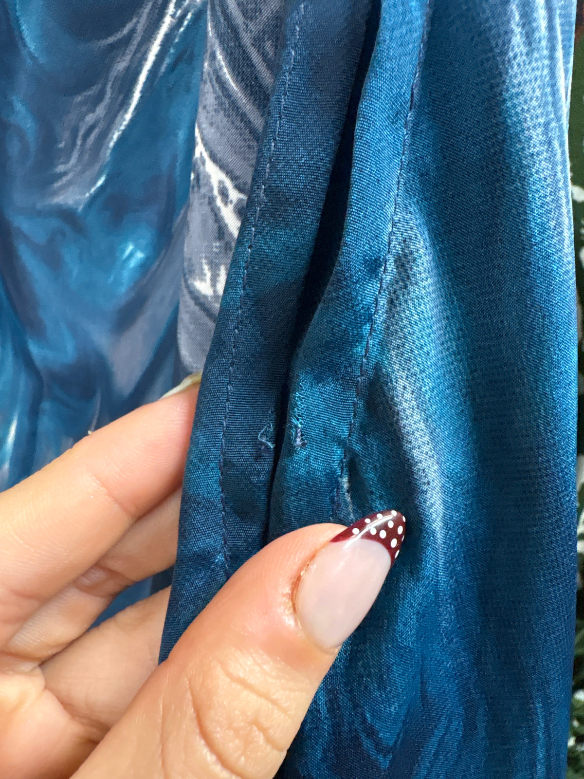 Damage Poncho Top
