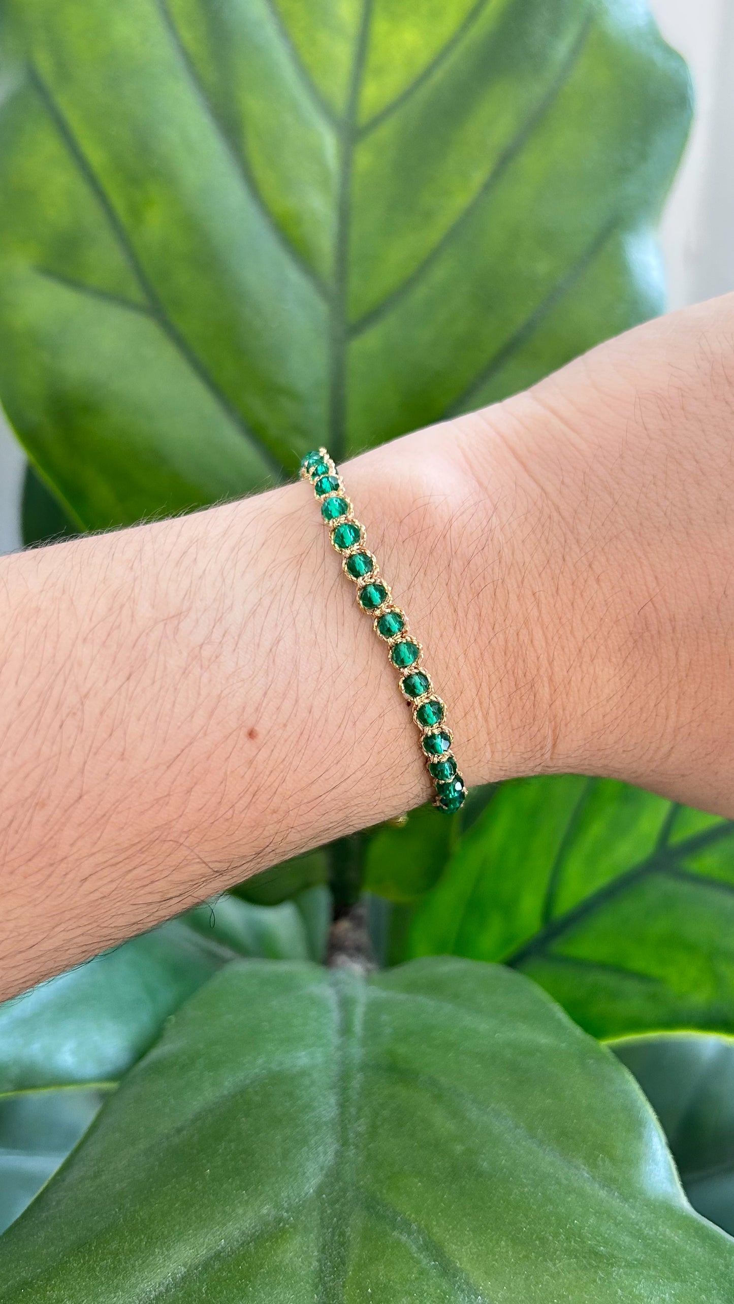 Bracelet Stone-Esmerald
