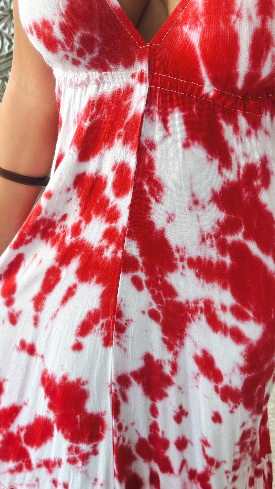 Bohemian Dress- Red