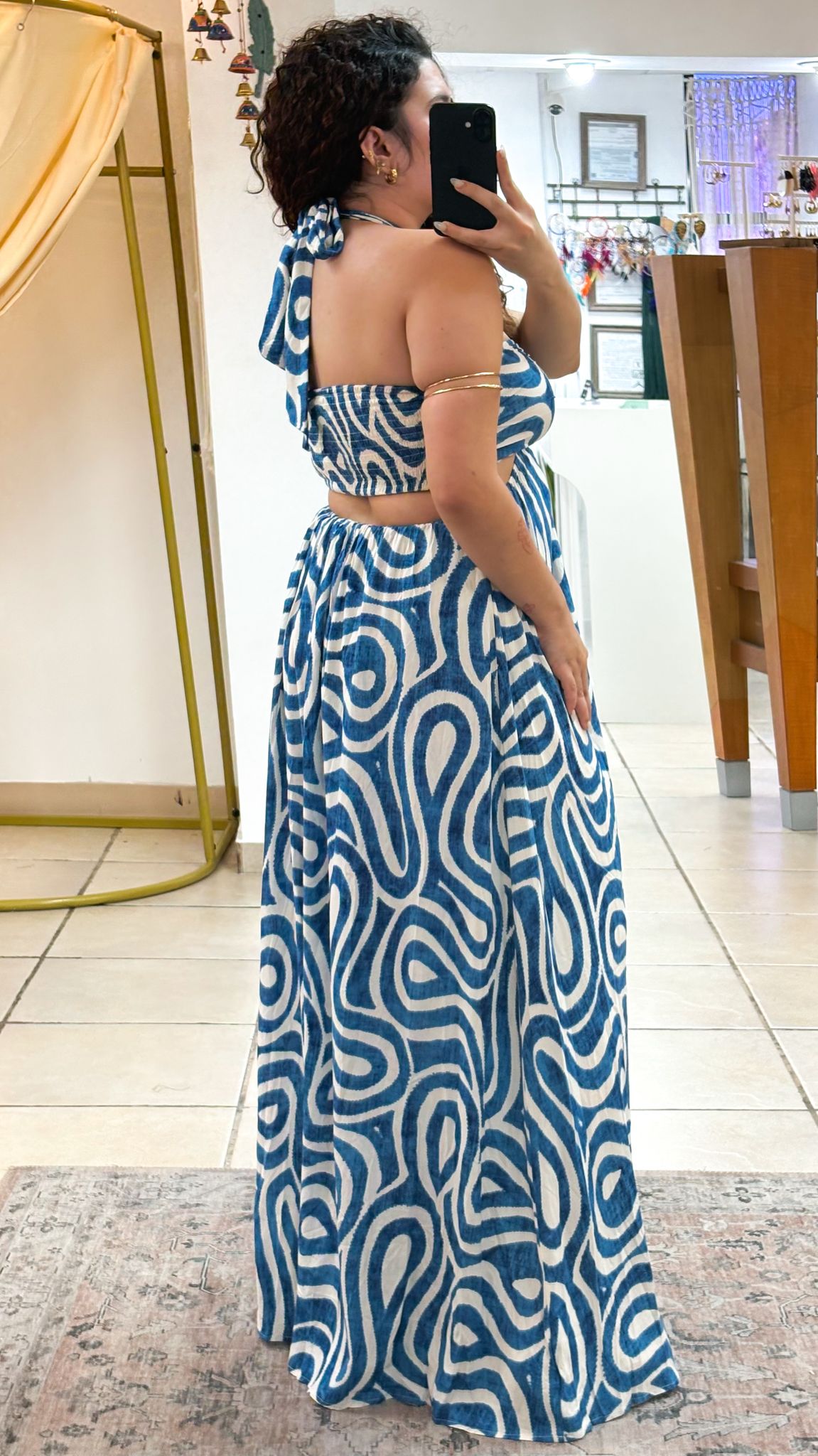 Talay Dress-Blue