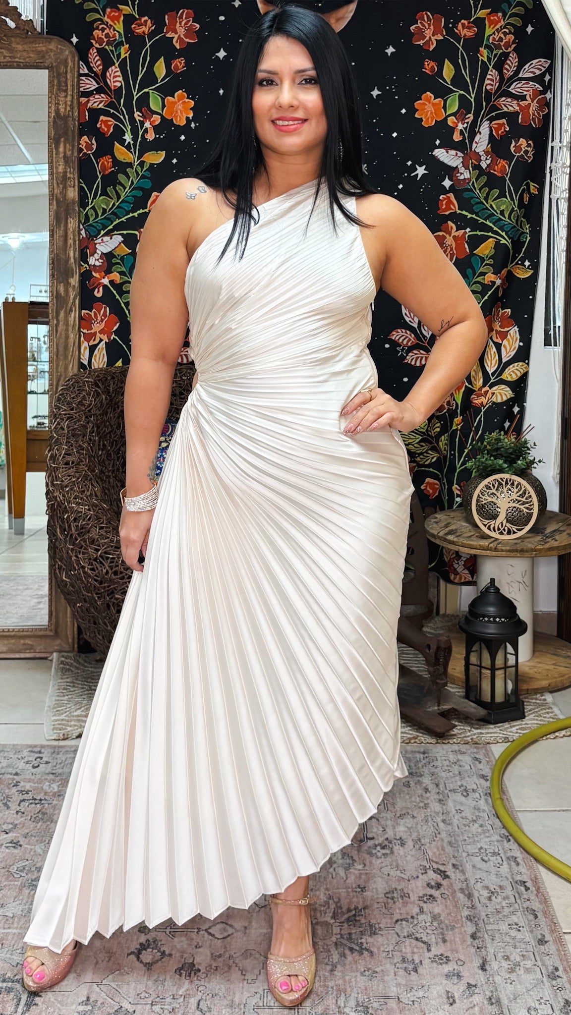 Sirena Dress-Bone White