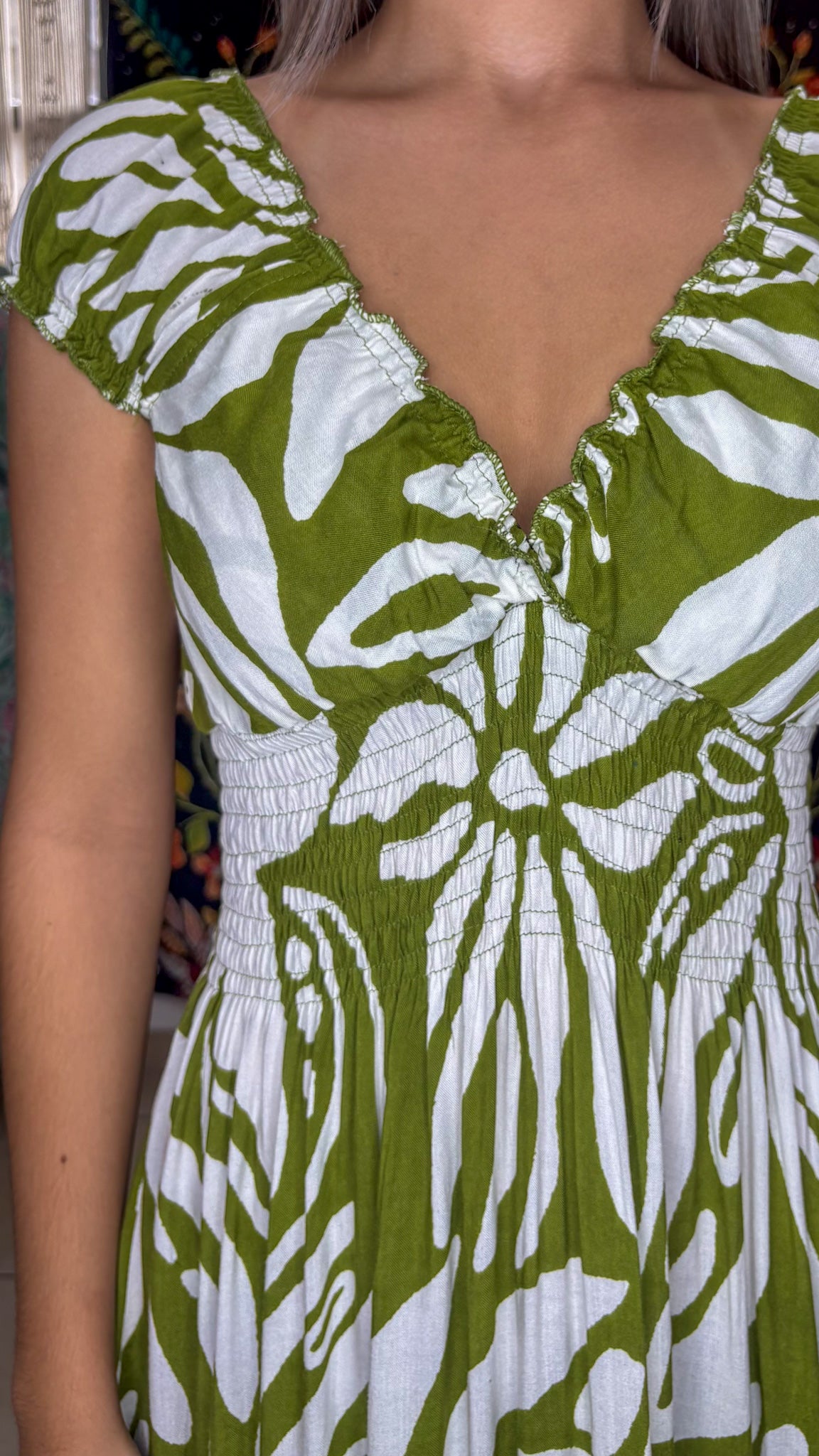 Peasant Maxi Dress