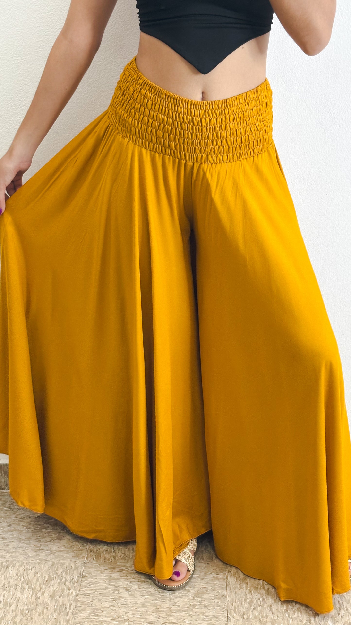 Damage Tamaya Pant-Mustard