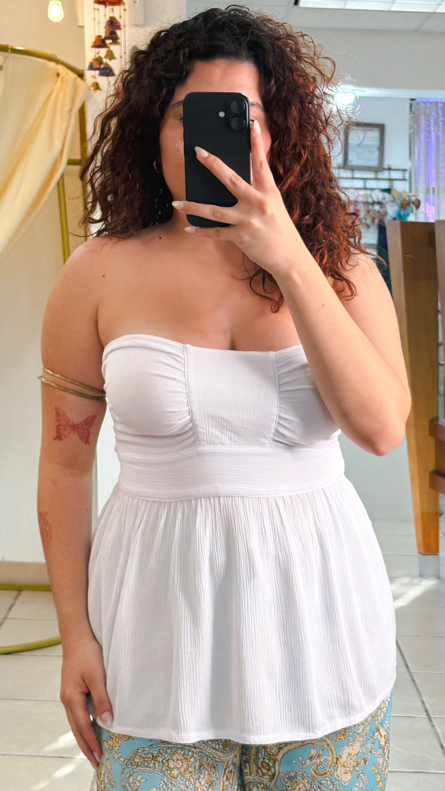 Indra Top-White