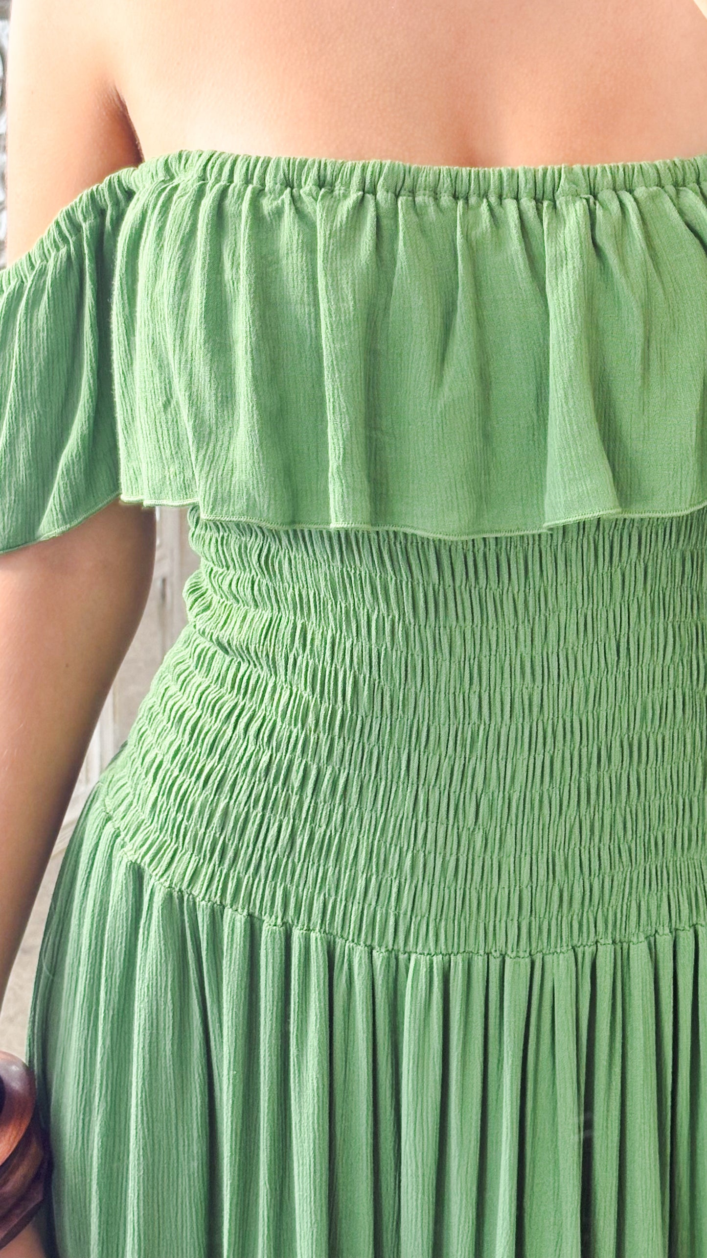 Moonray Maxi Dress-Green