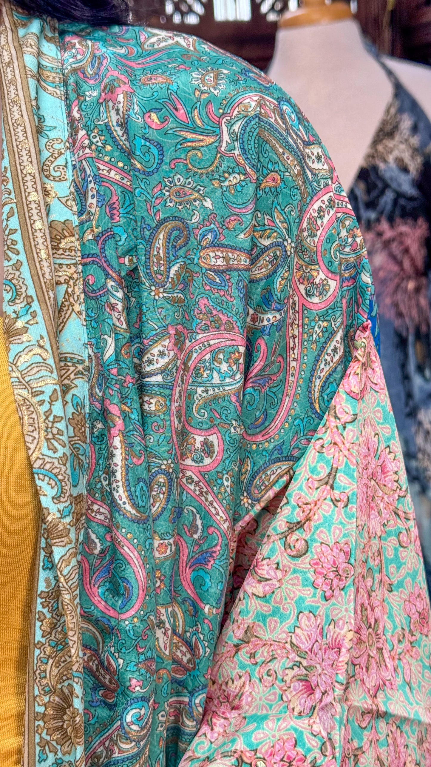 Boho Short Kimono