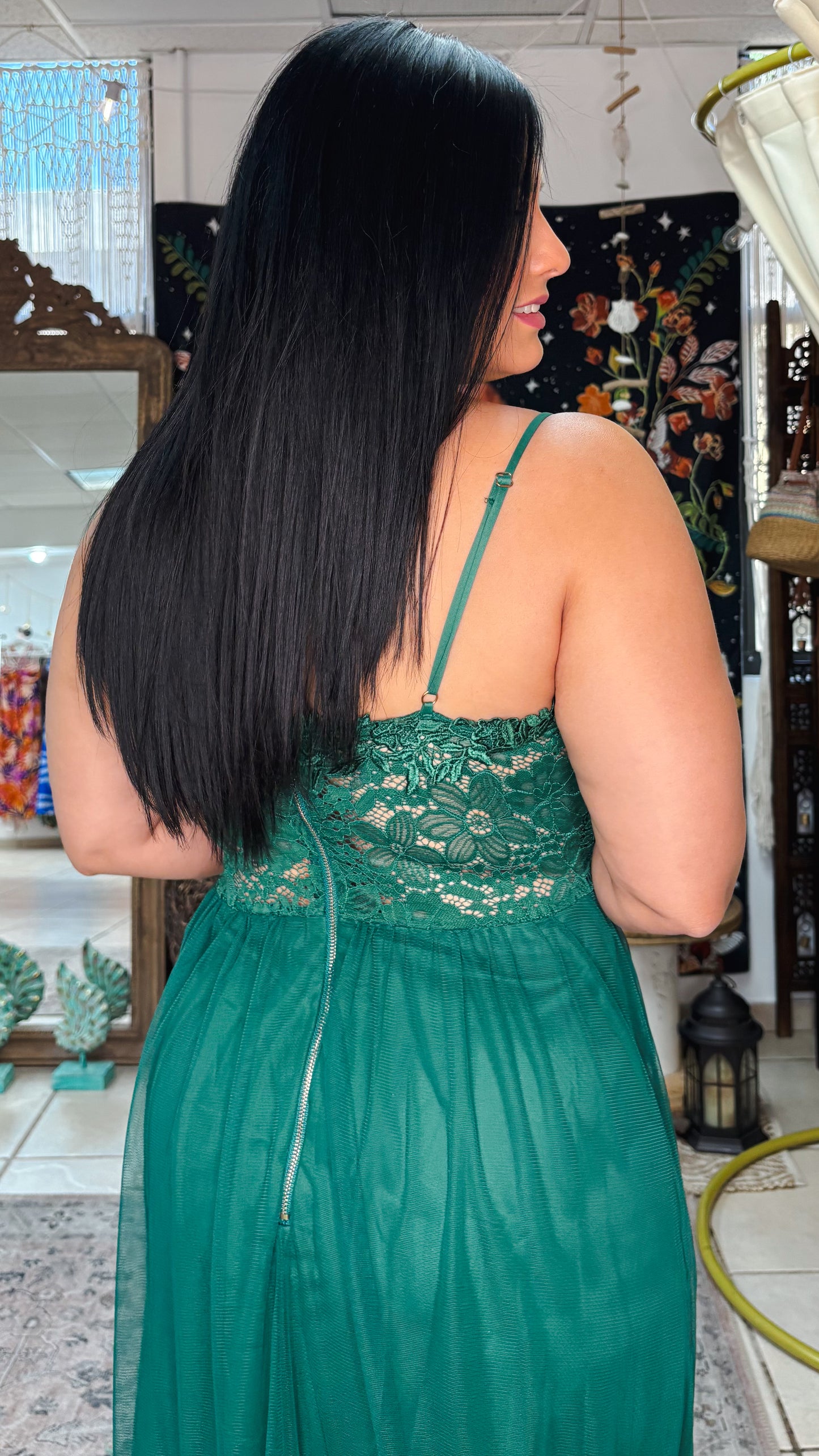 Felissa Maxi Dress- Green