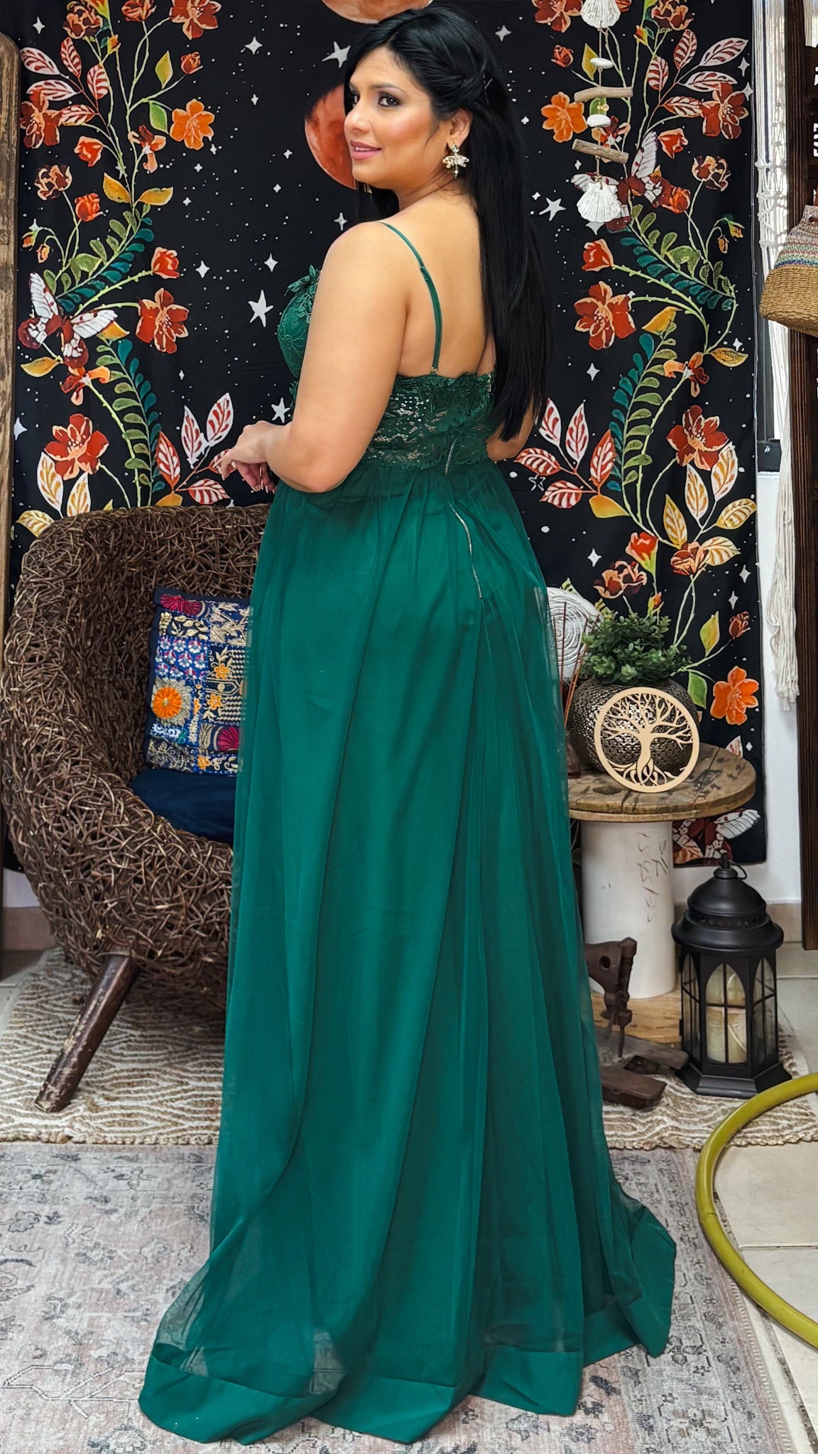 Felissa Maxi Dress- Green