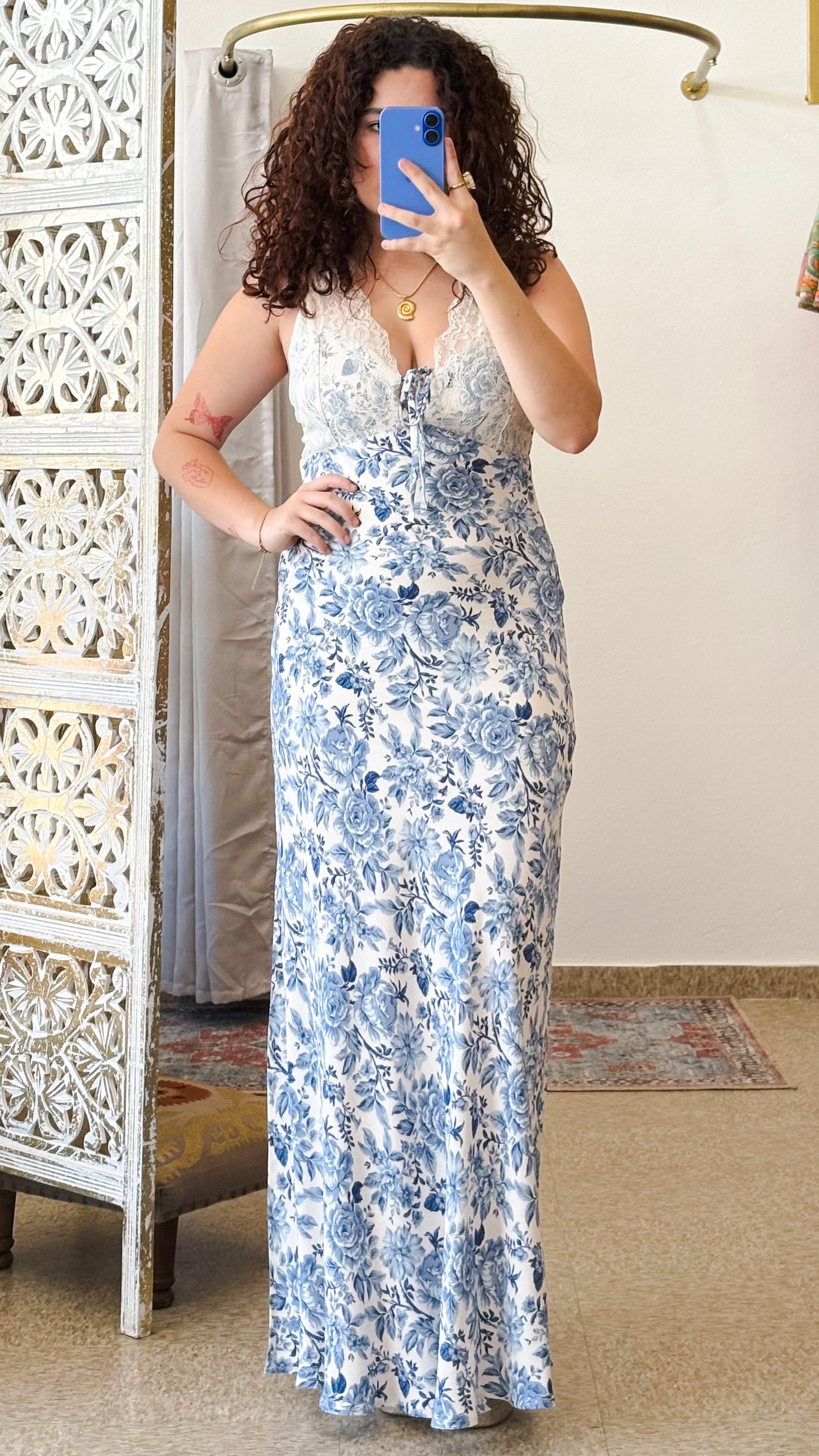 Stella Dress-Blue