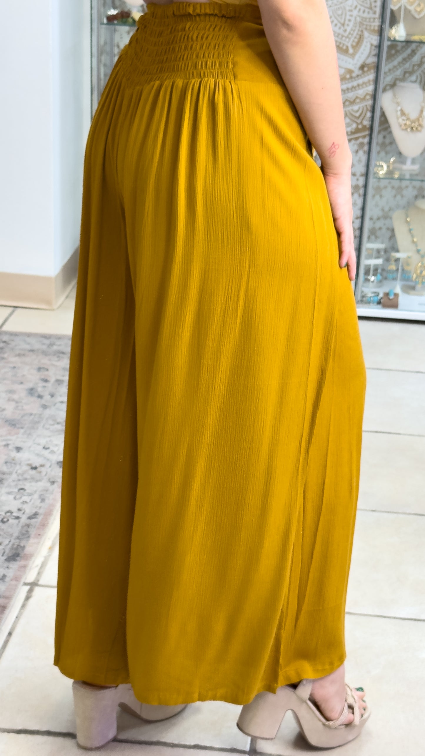 Damage Coralina Pant-Gold