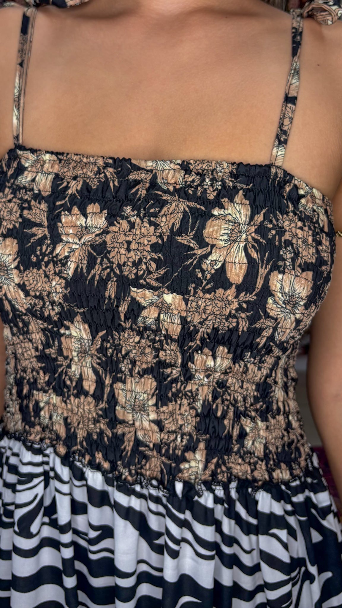 Bella Patchwork Maxi Dress