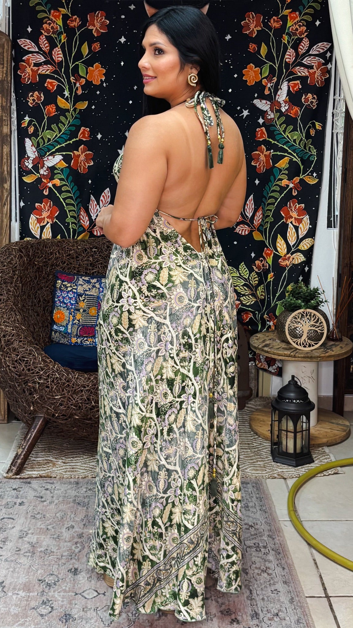 Boheme Whisper Jumpsuit-Green