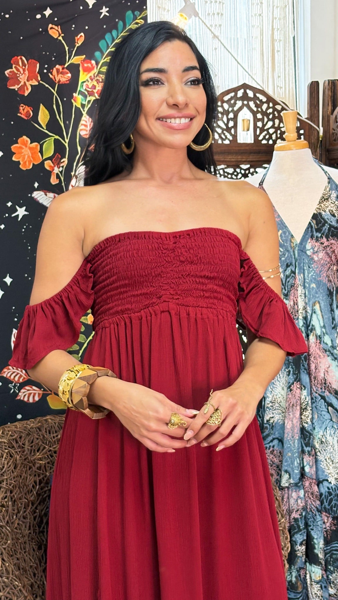 Lyanna Dress-Wine