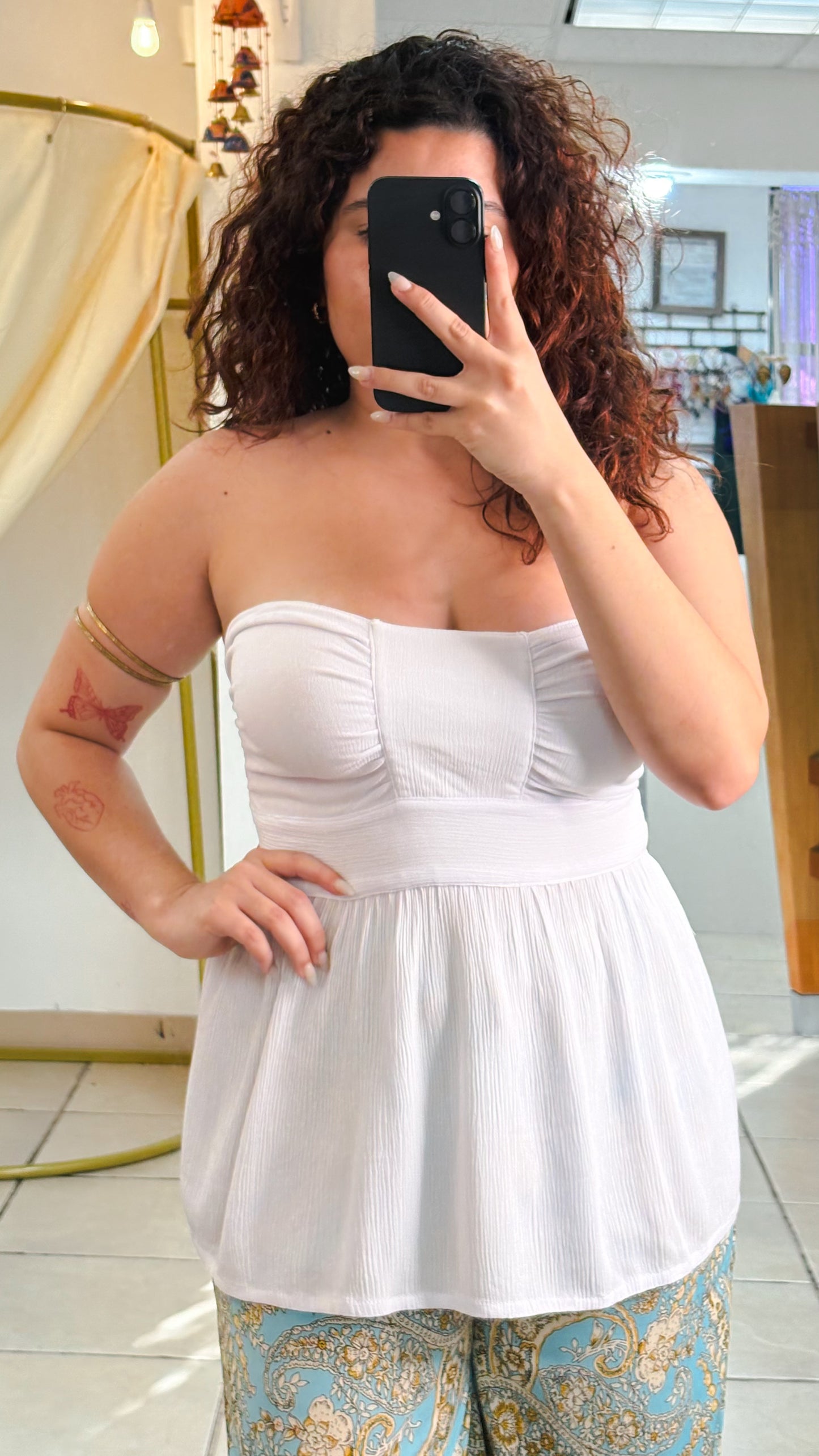 Indra Top-White