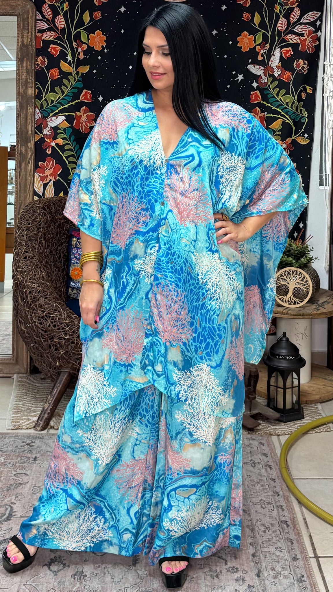 Tali Pant-Turquoise