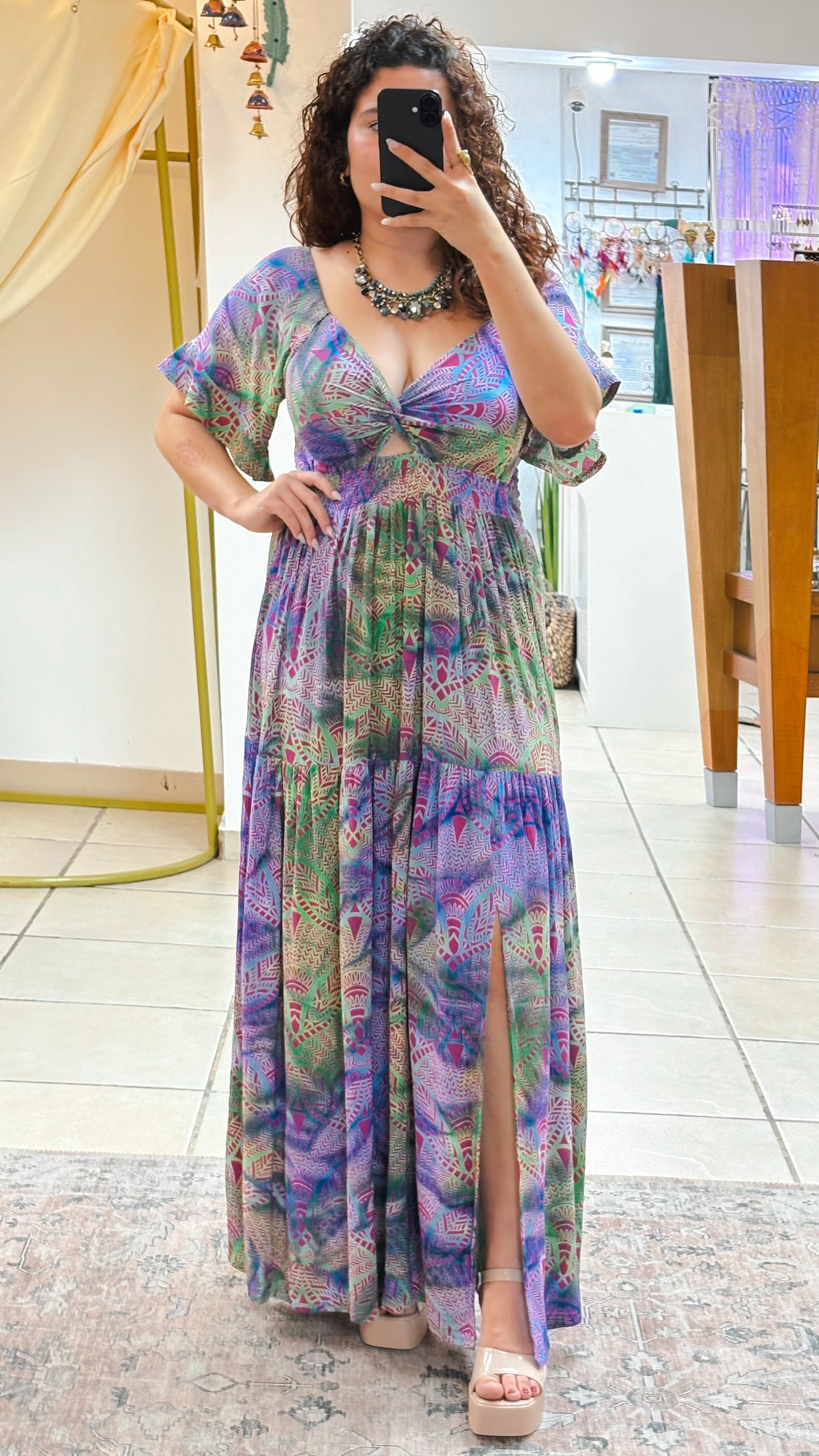 Bohemo Dress-Violet