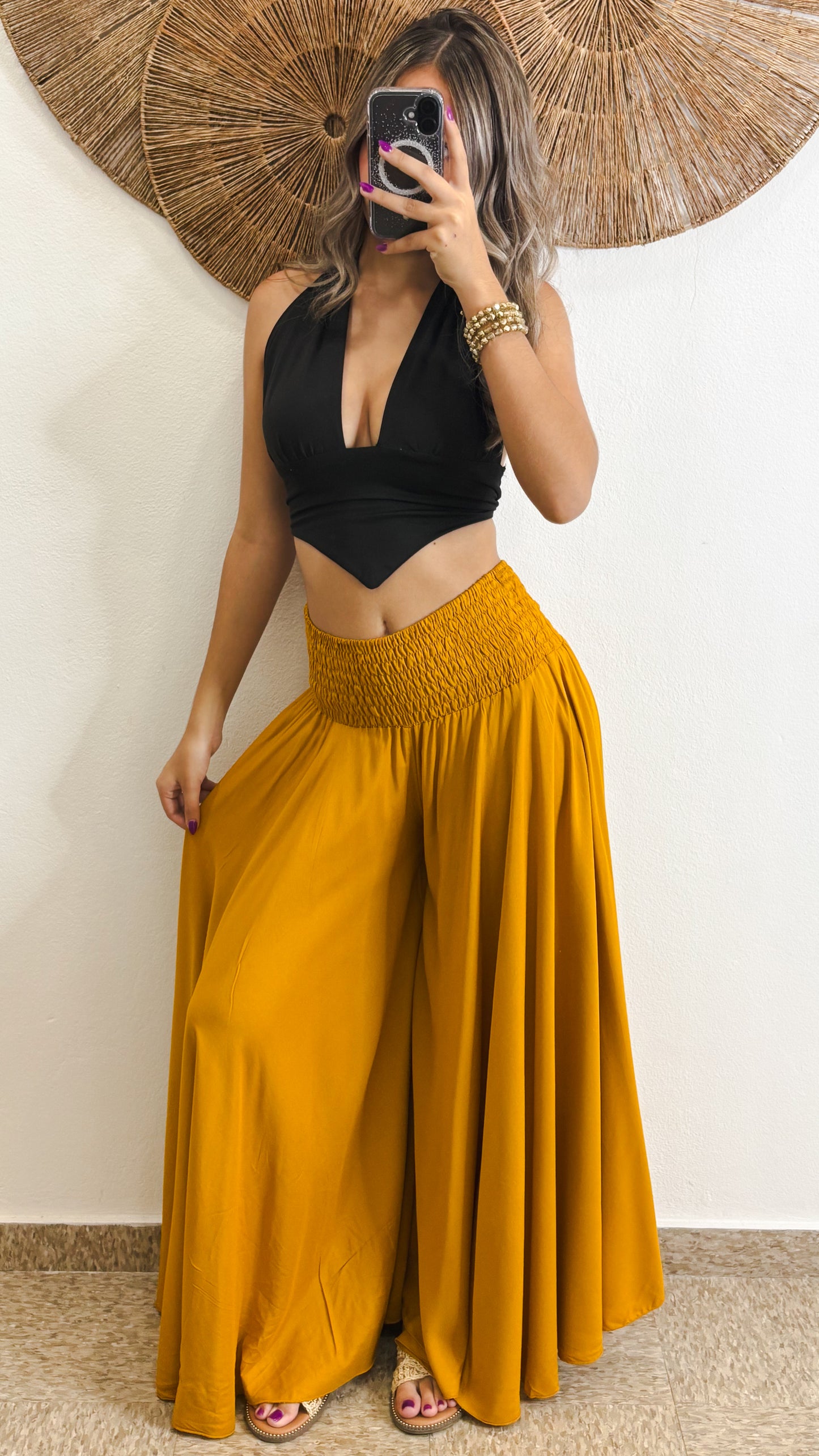 Tamaya Pant-Mustard