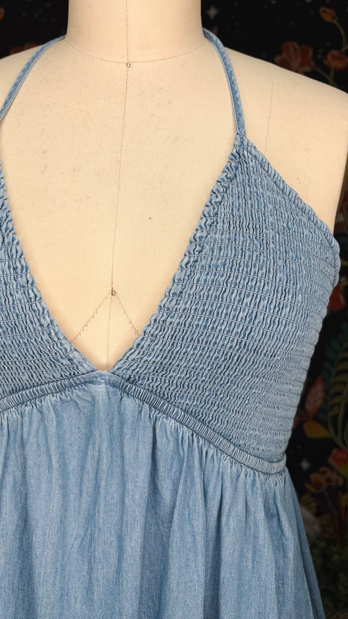 Moana Short Dress-Jean